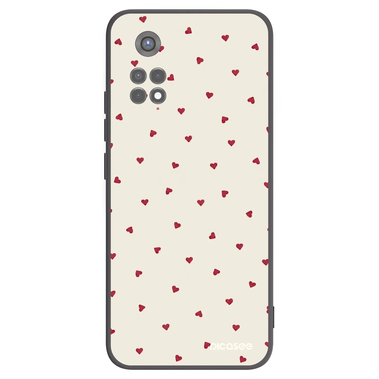 Picasee silikónový čierny obal pre Xiaomi Redmi Note 11S 5G - Little Love
