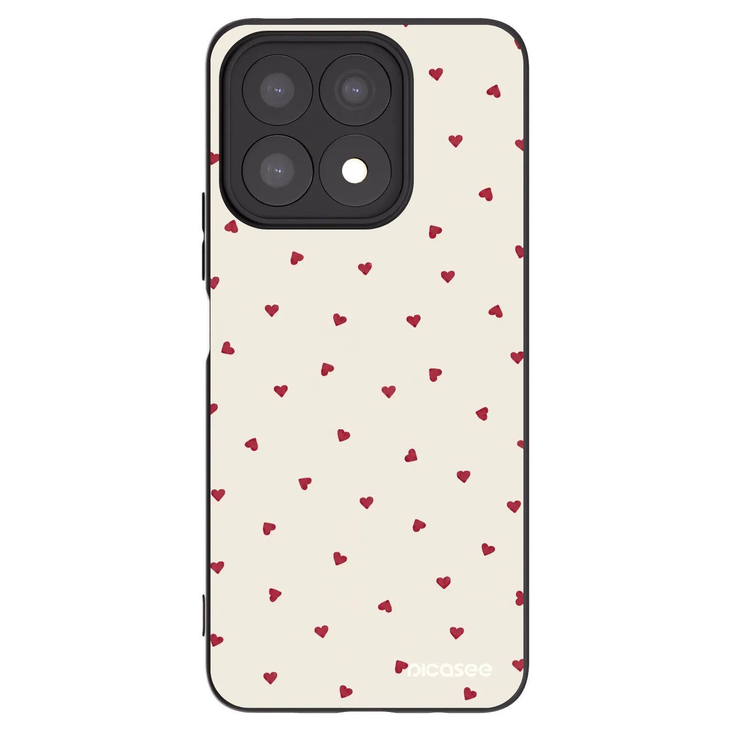 Picasee silikónový čierny obal pre Honor X8a - Little Love