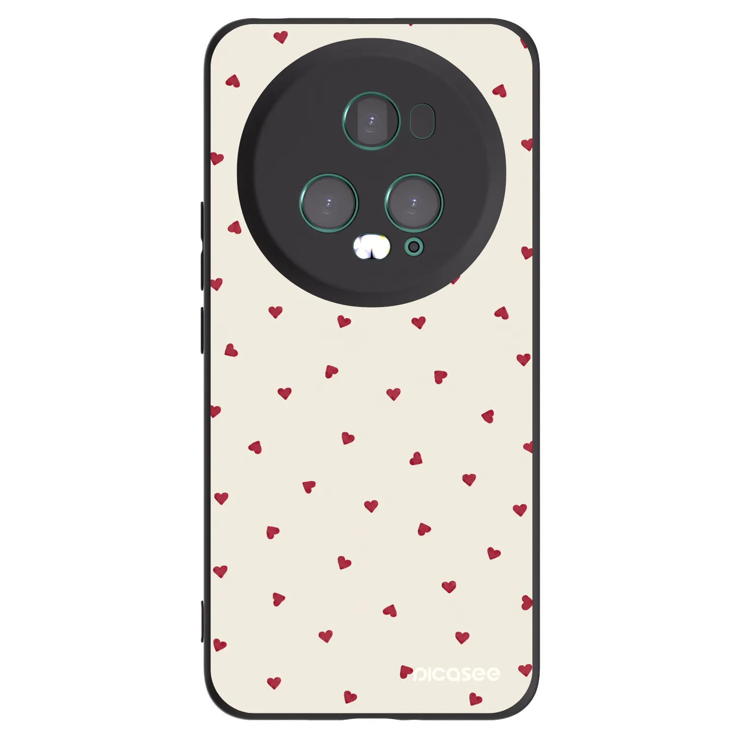 Picasee silikónový čierny obal pre Honor Magic5 Pro - Little Love