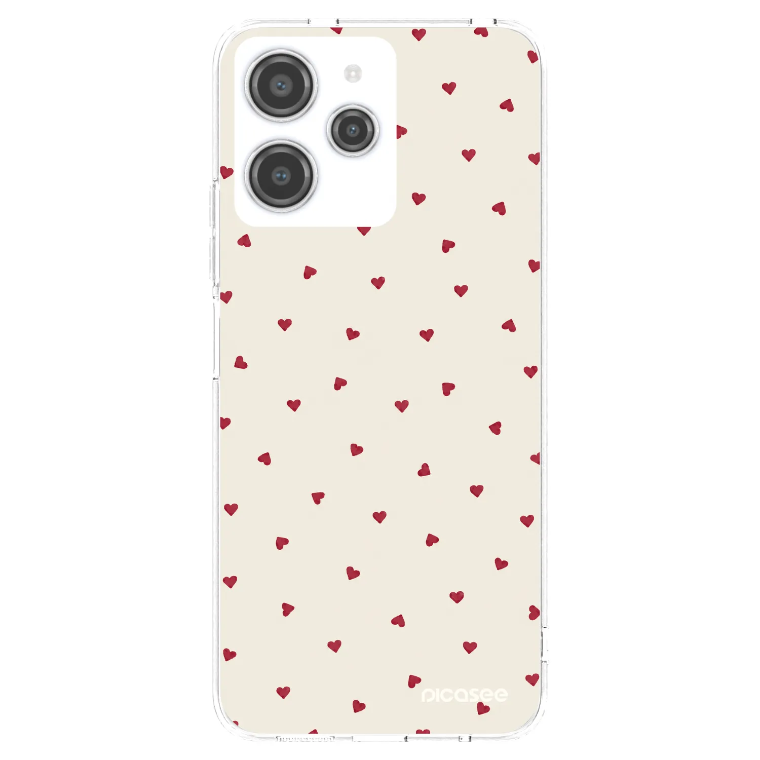 Picasee silikónový prehľadný obal pre Xiaomi Redmi 12 4G - Little Love
