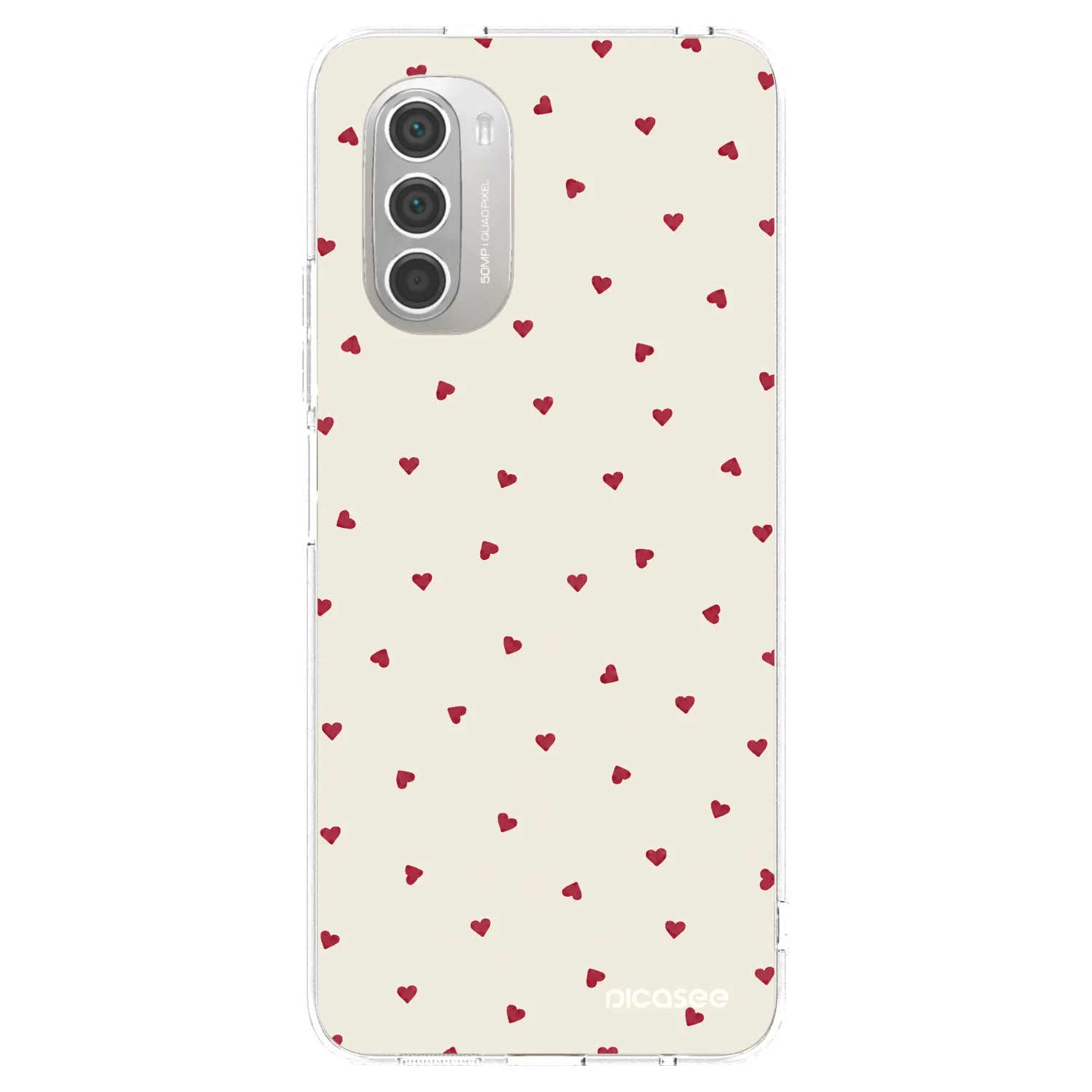 Picasee silikónový prehľadný obal pre Motorola Moto G51 - Little Love