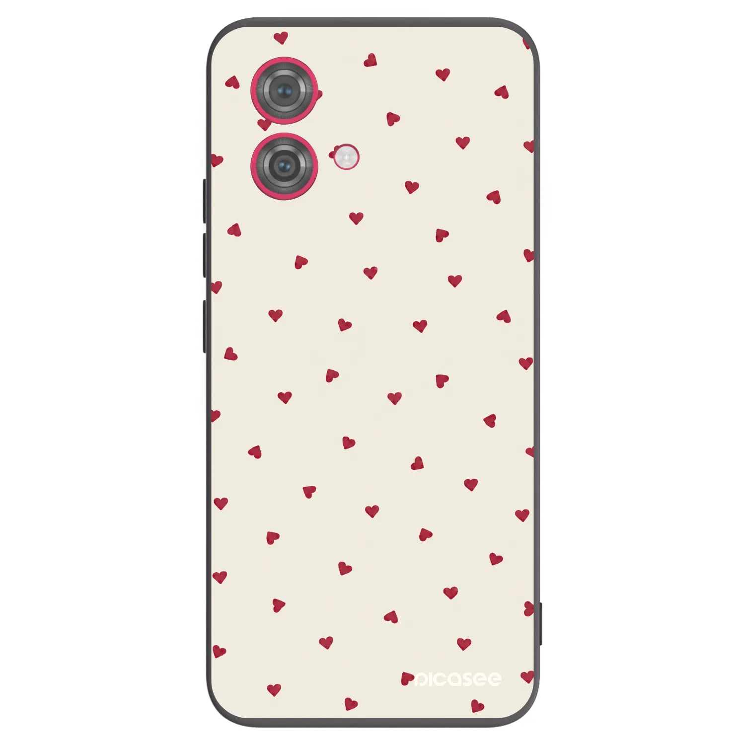 Picasee silikónový čierny obal pre Motorola Moto G84 5G - Little Love