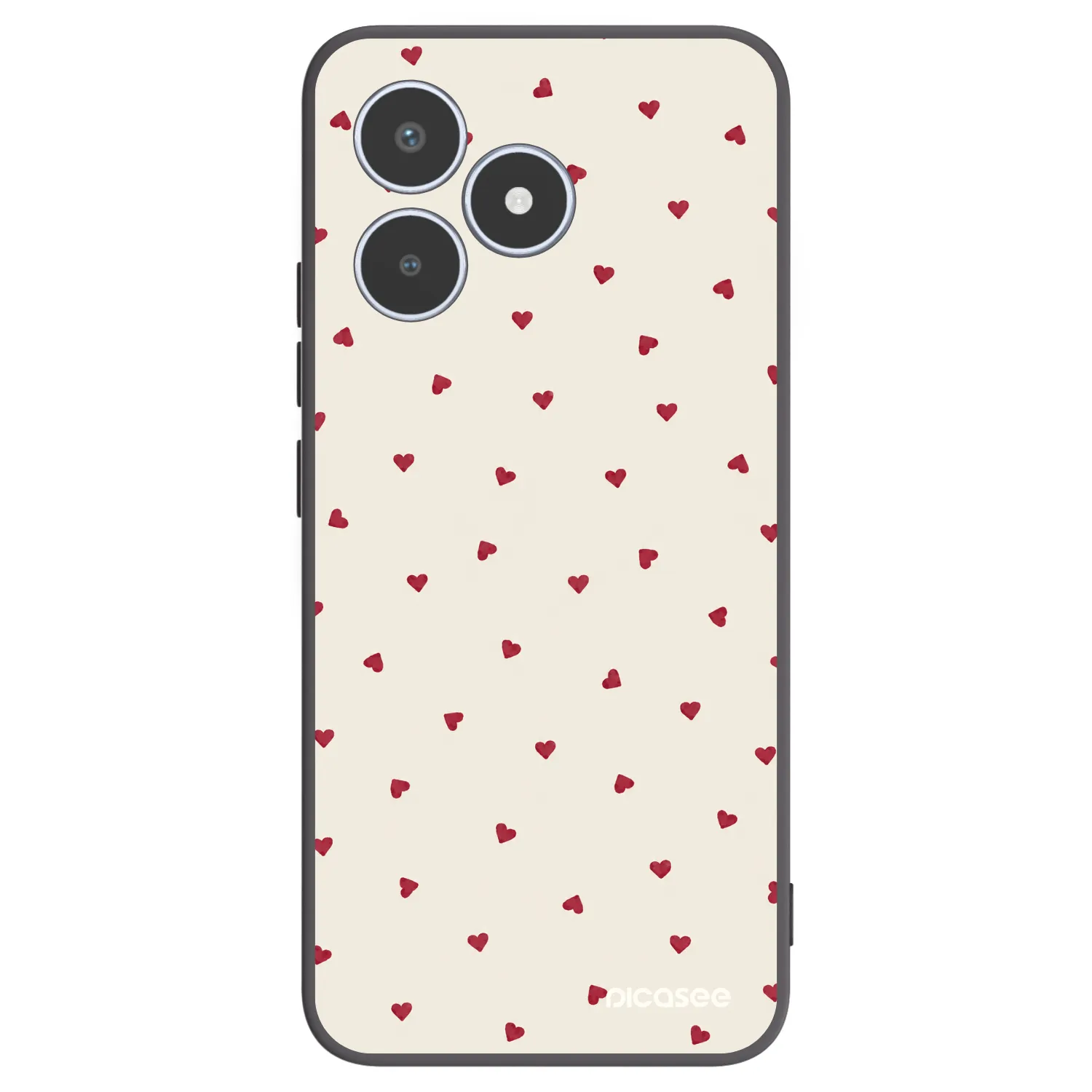 Picasee silikónový čierny obal pre Realme C53 - Little Love