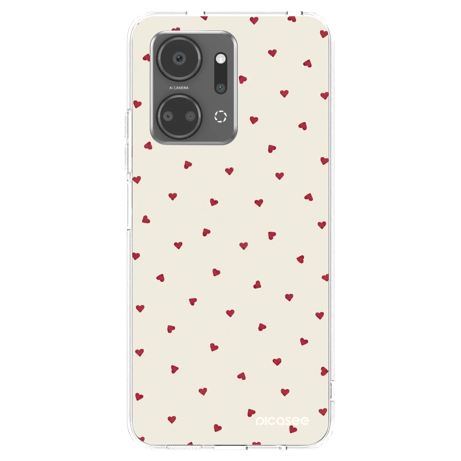 Picasee silikónový prehľadný obal pre Honor X7a - Little Love