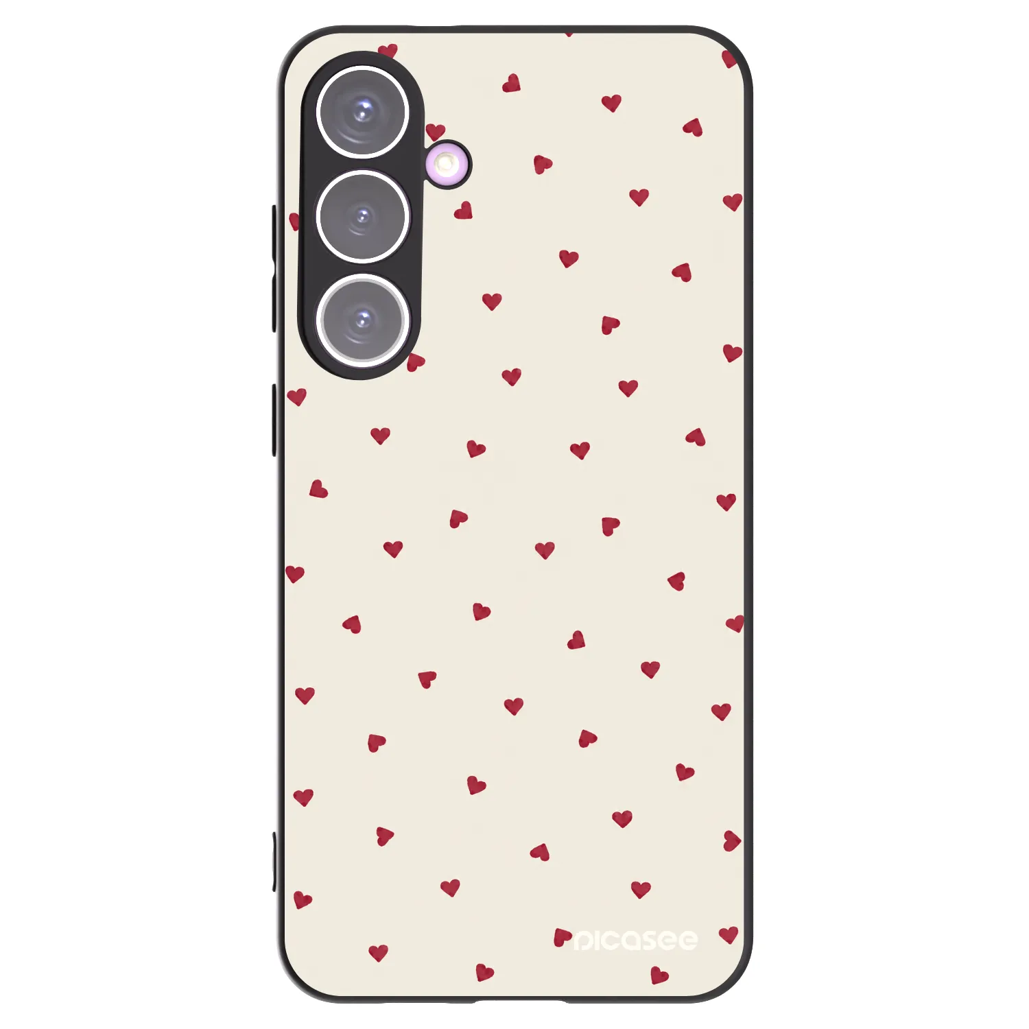 Picasee silikónový čierny obal pre Samsung Galaxy S24+ S926B 5G - Little Love