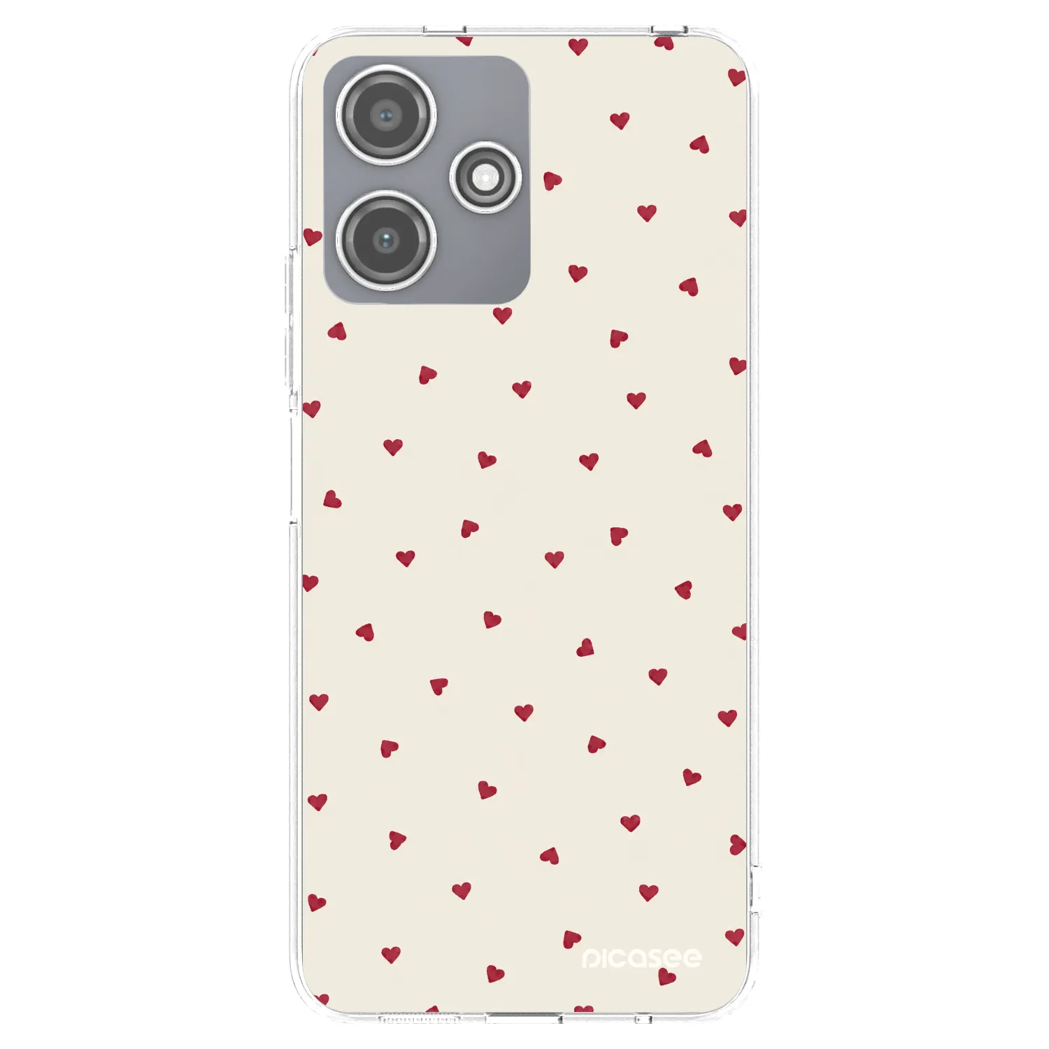 Picasee silikónový prehľadný obal pre Xiaomi Redmi 12 5G - Little Love