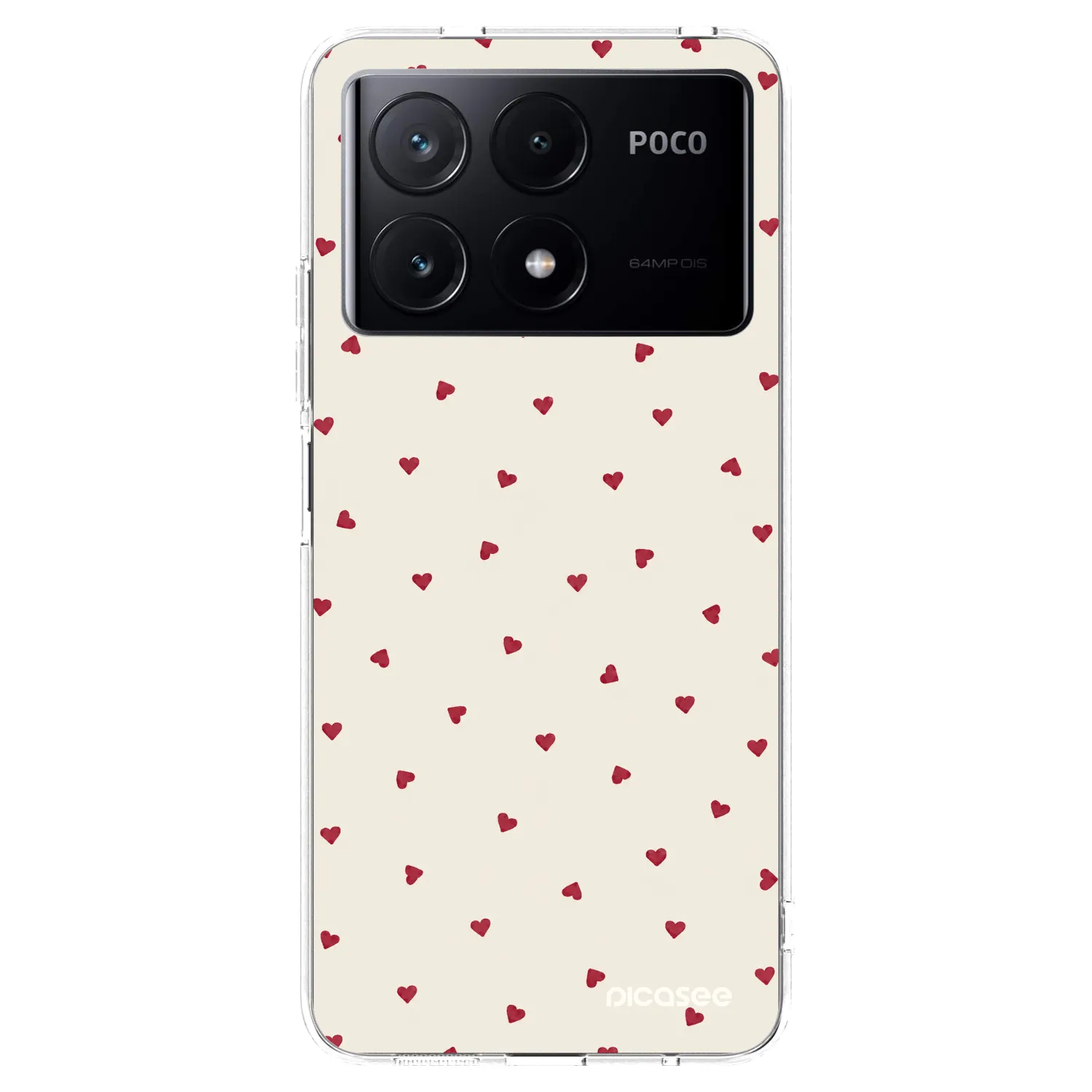 Picasee silikónový prehľadný obal pre Xiaomi Poco X6 Pro - Little Love