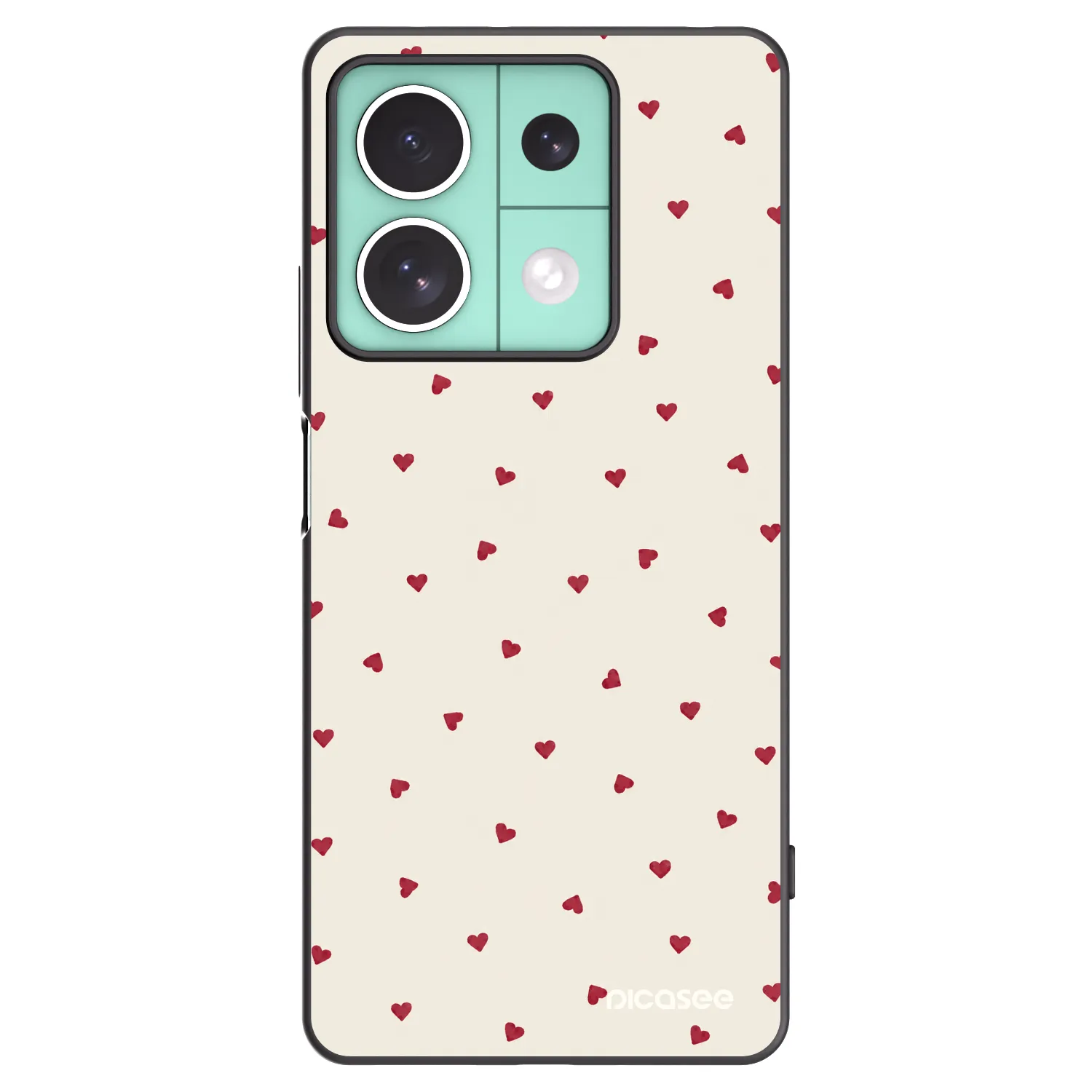 Picasee silikónový čierny obal pre Xiaomi Redmi Note 13 5G - Little Love