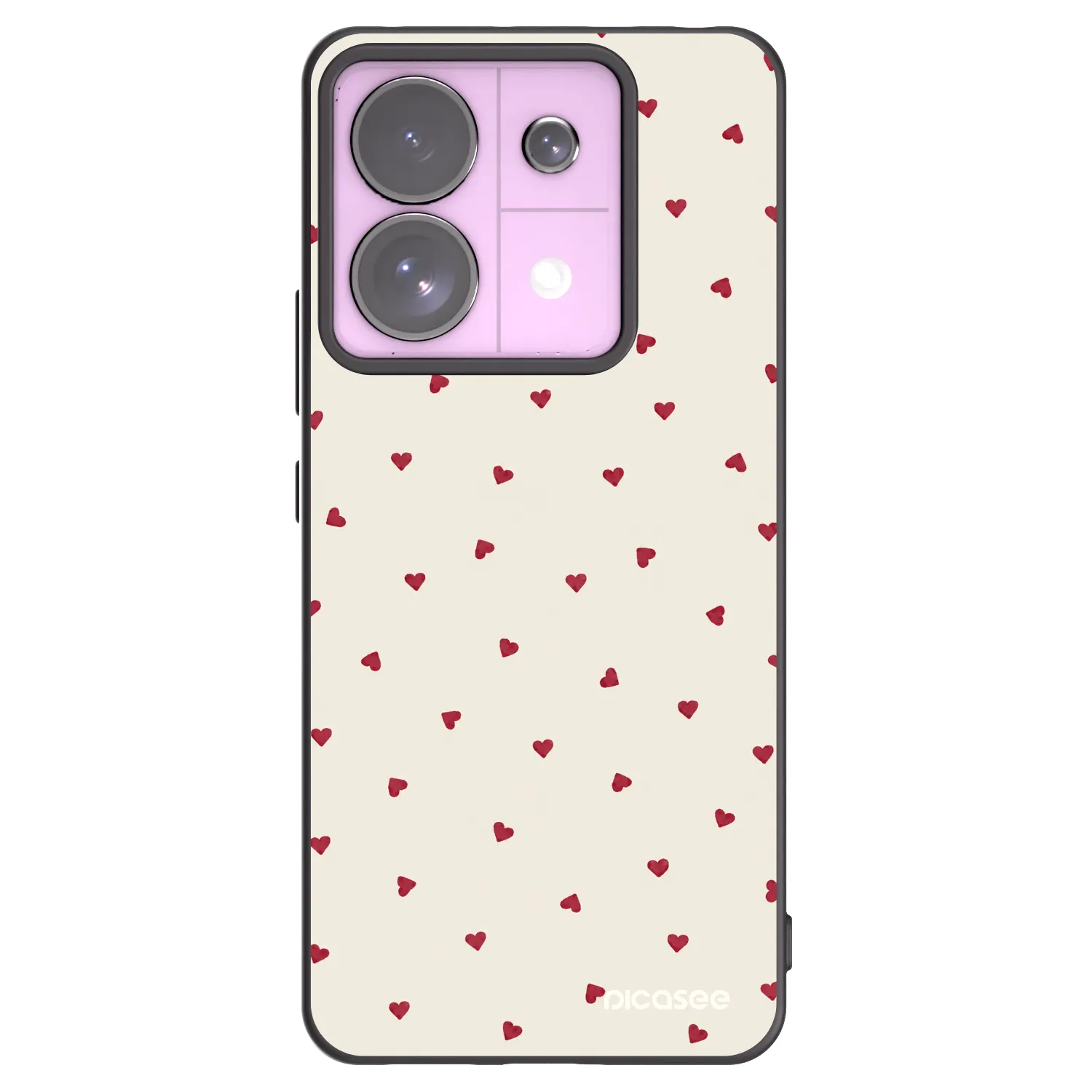 Picasee silikónový čierny obal pre Xiaomi Redmi Note 13 Pro 5G - Little Love