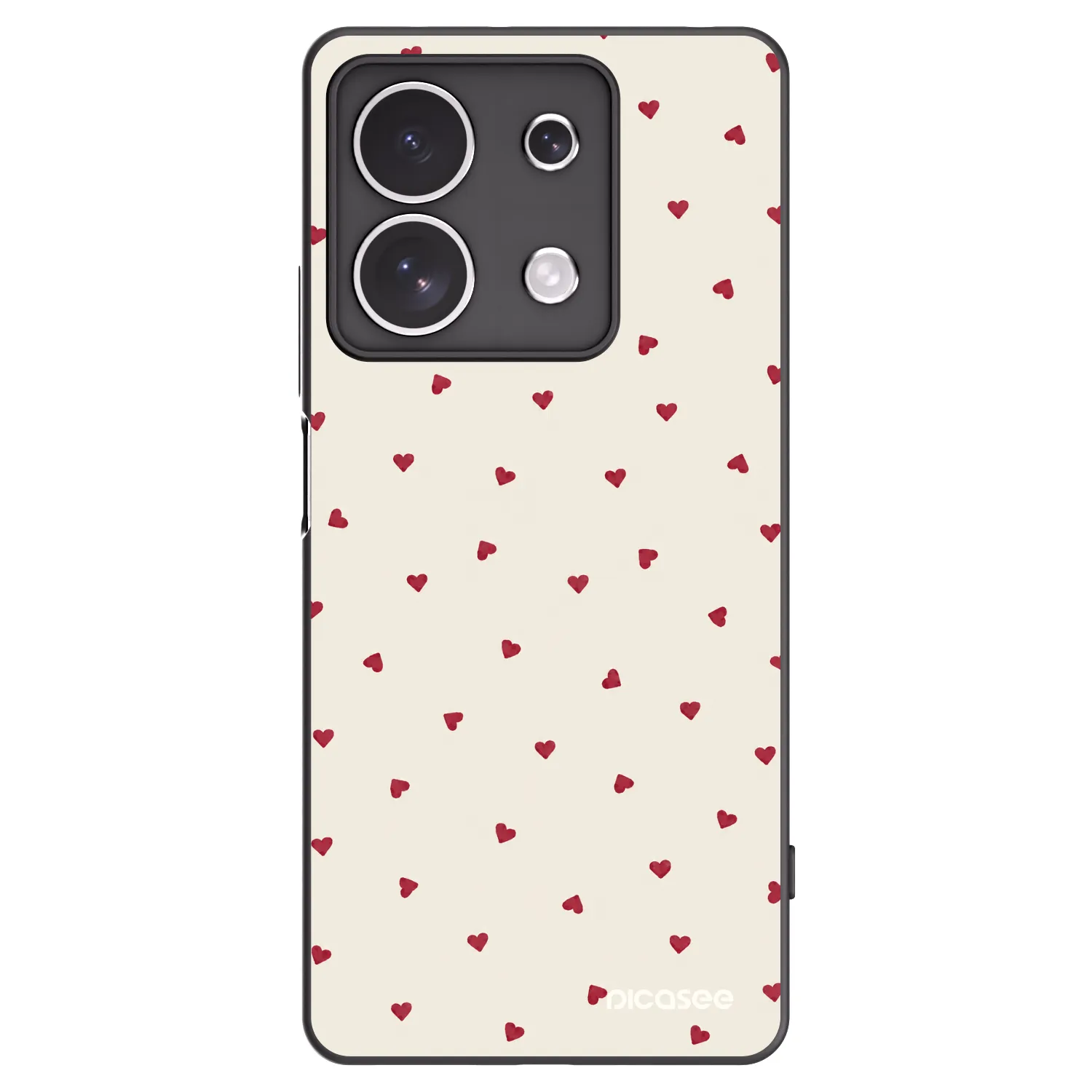 Picasee silikónový čierny obal pre Xiaomi Redmi Note 13 4G - Little Love