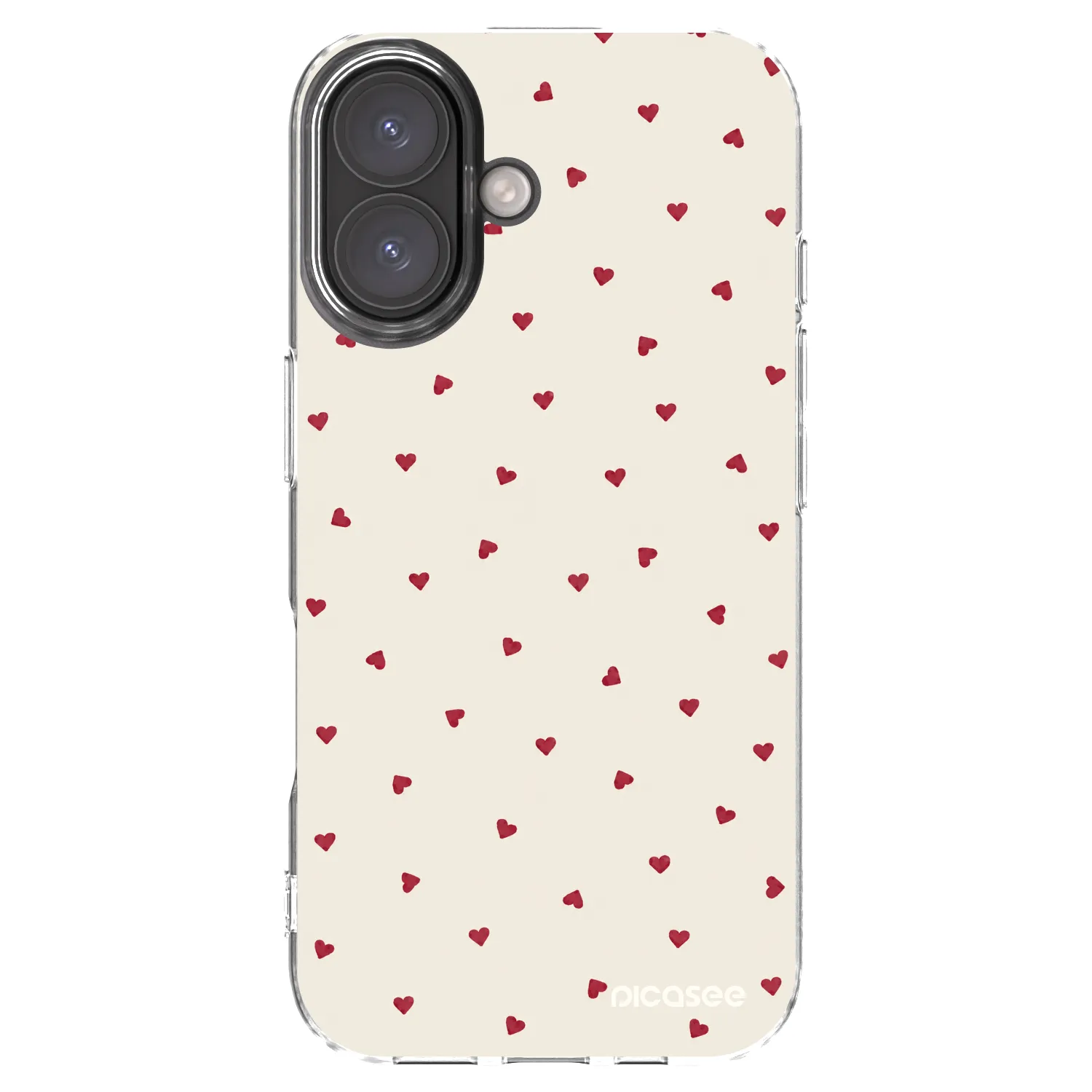 Picasee silikónový prehľadný obal pre Apple iPhone 16 - Little Love