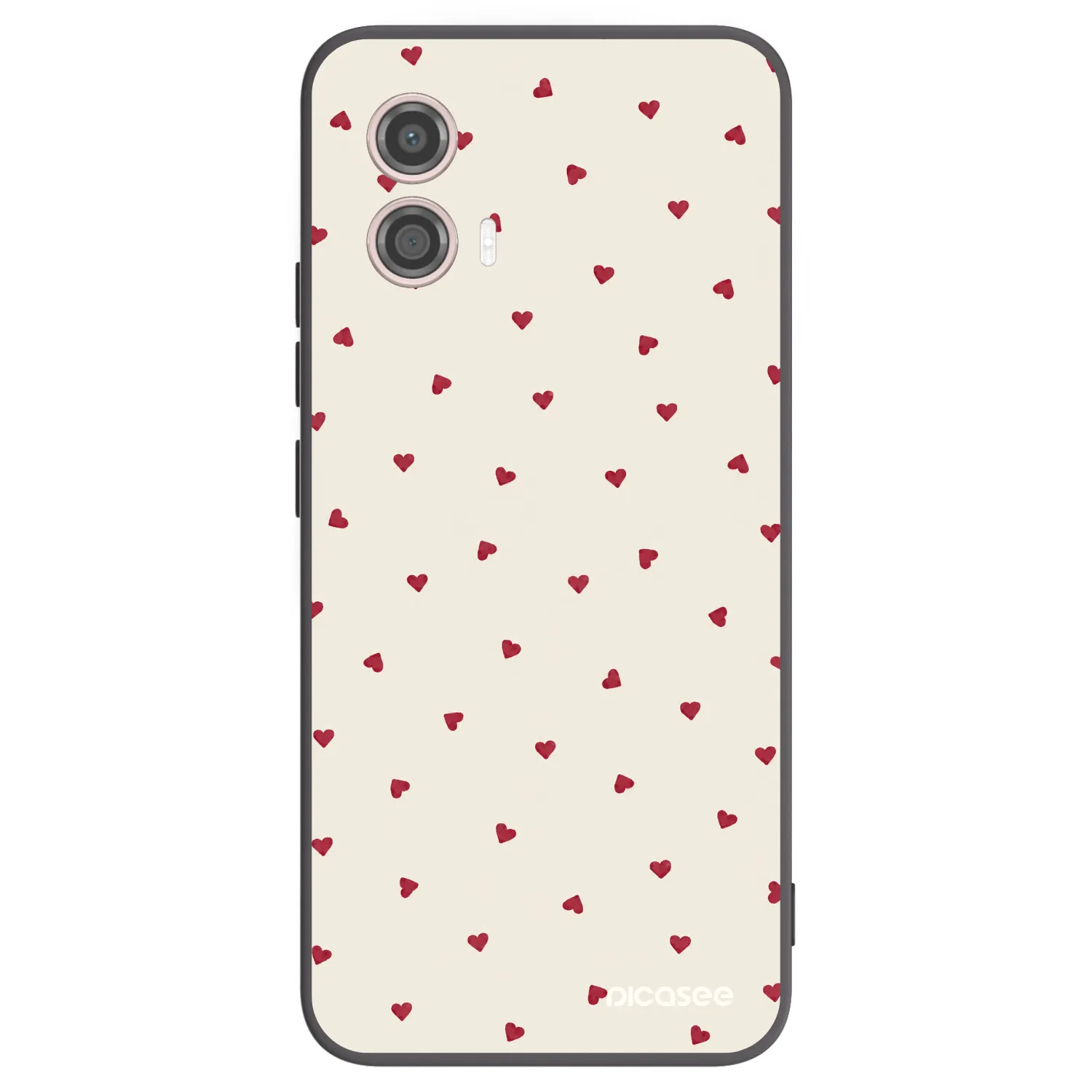Picasee silikónový čierny obal pre Motorola Moto G53 5G - Little Love