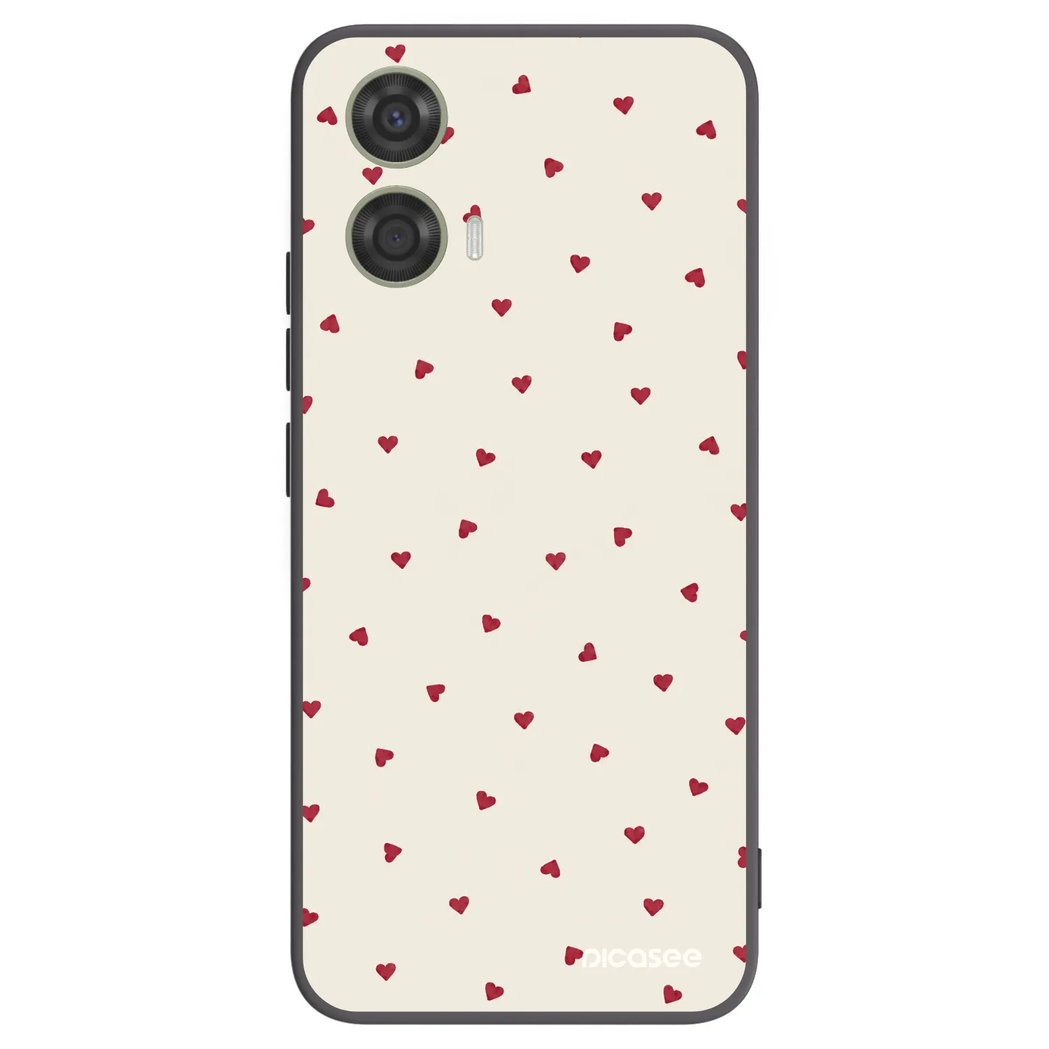 Picasee silikónový čierny obal pre Motorola Moto G24 - Little Love
