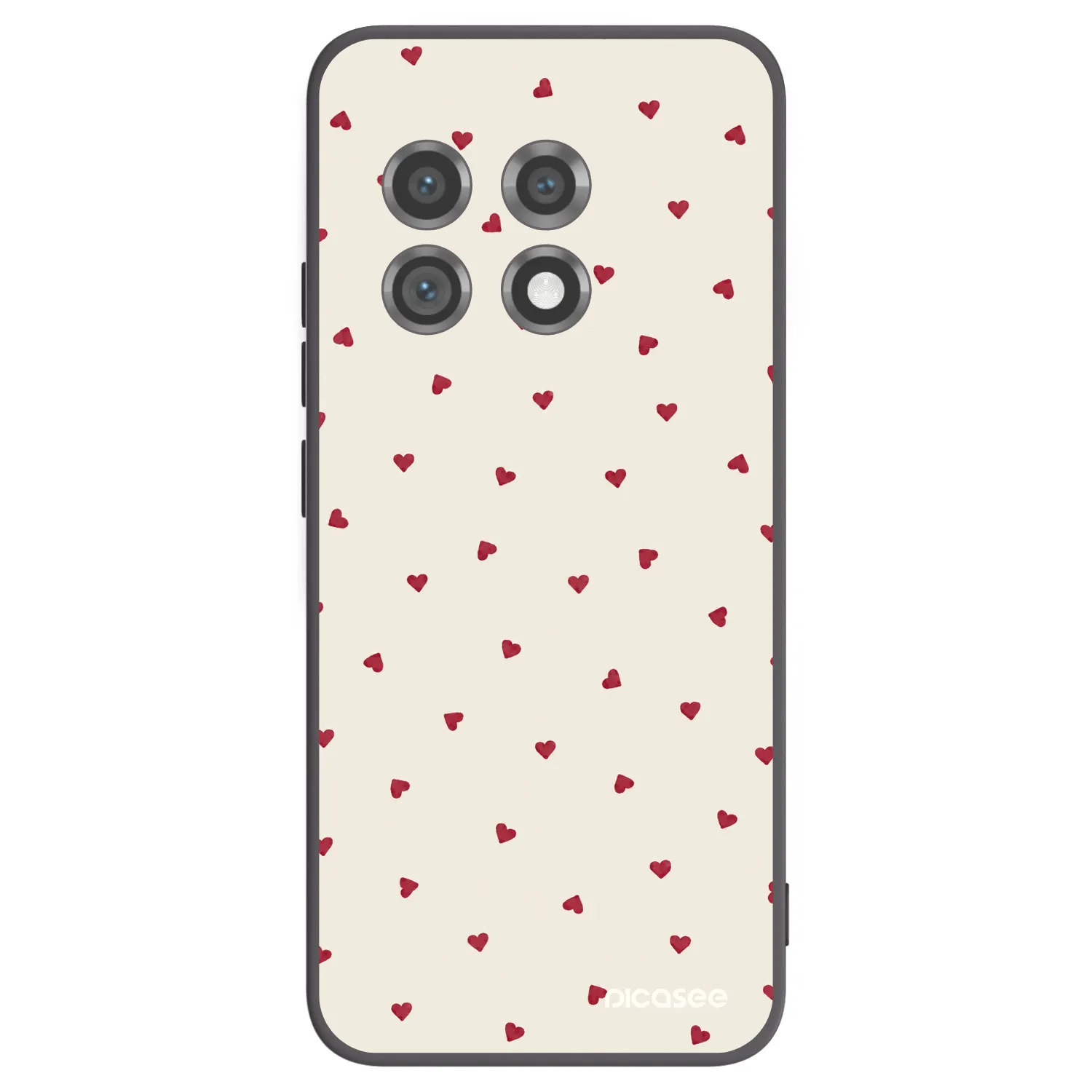 Picasee silikónový čierny obal pre OnePlus 11 5G - Little Love