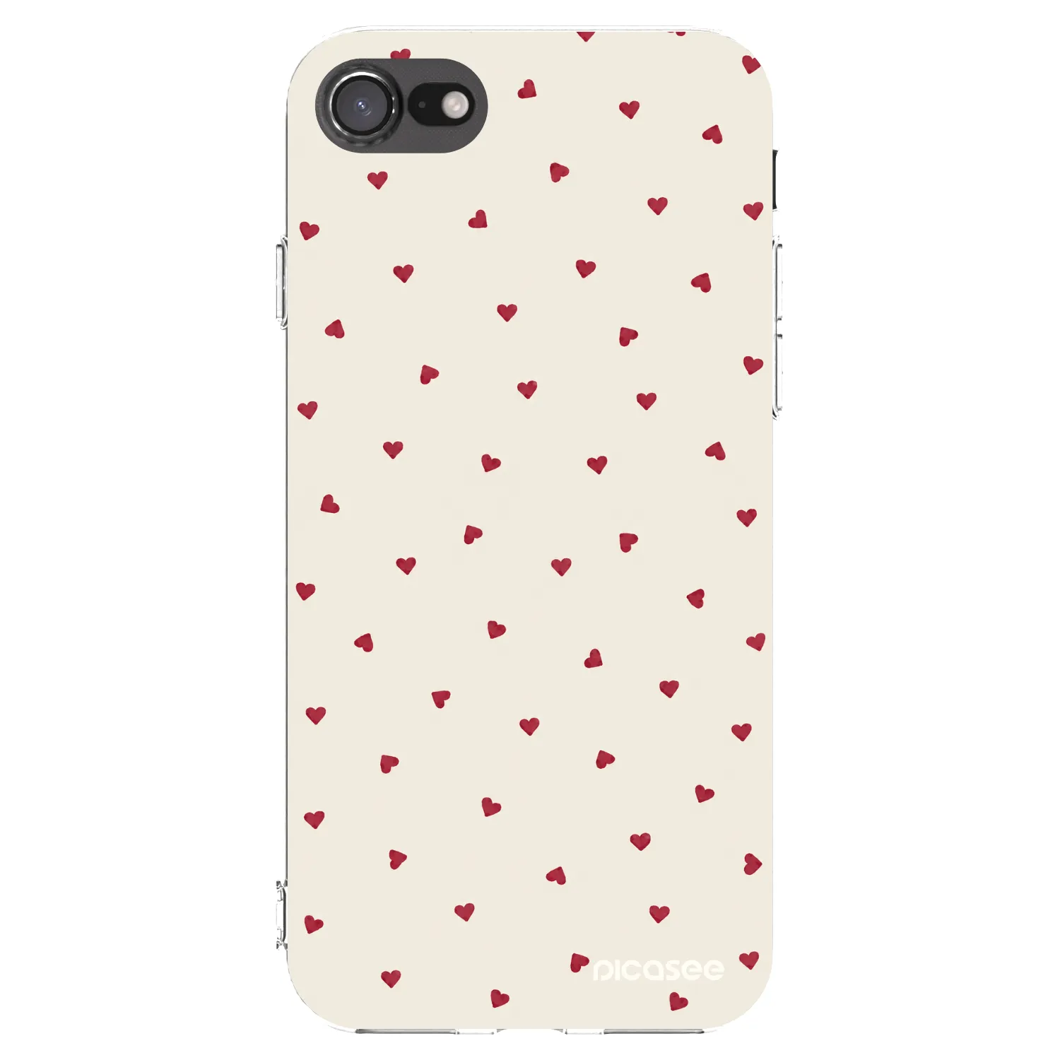 Picasee silikónový prehľadný obal pre Apple iPhone 7 - Little Love