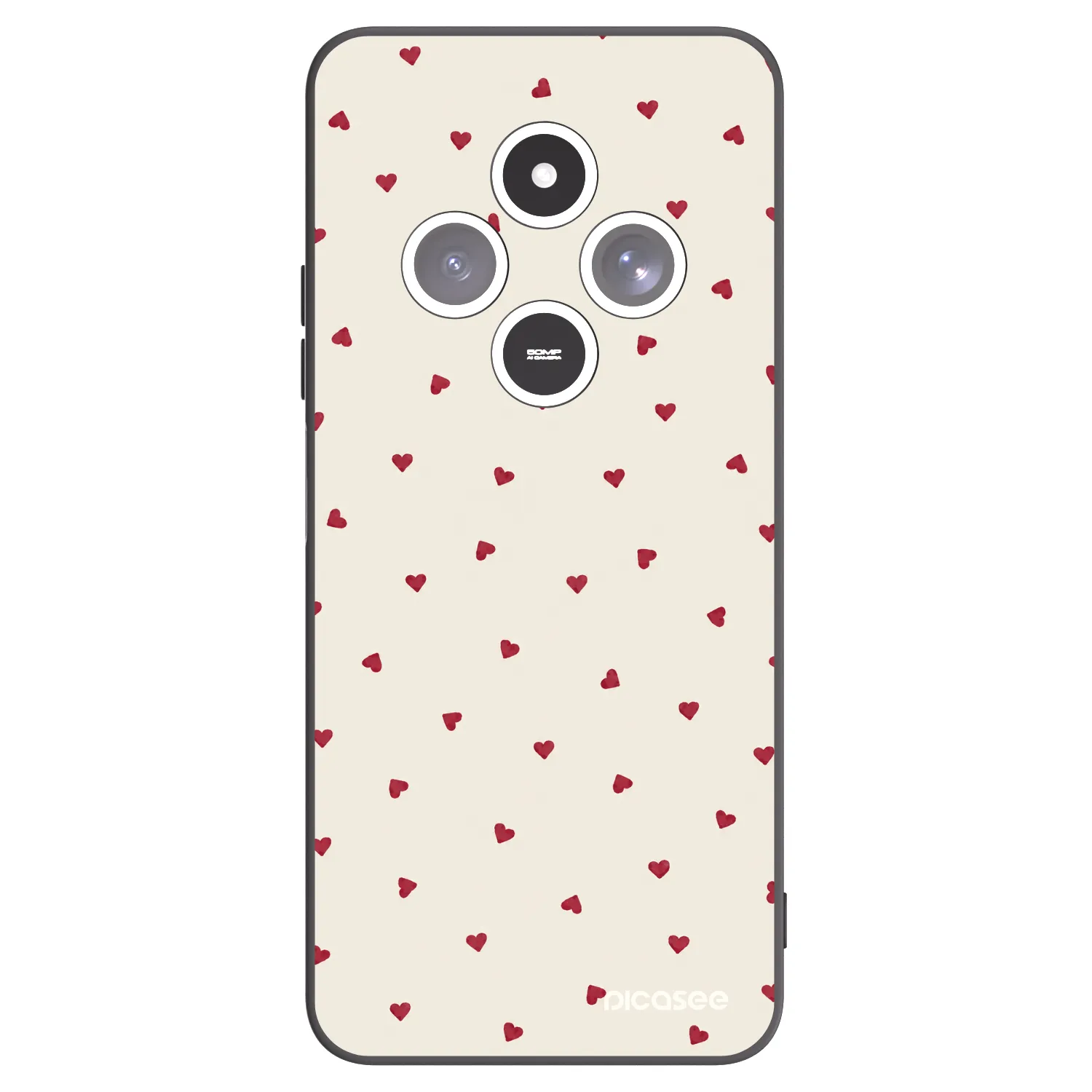 Picasee silikónový čierny obal pre Xiaomi Redmi 14C - Little Love