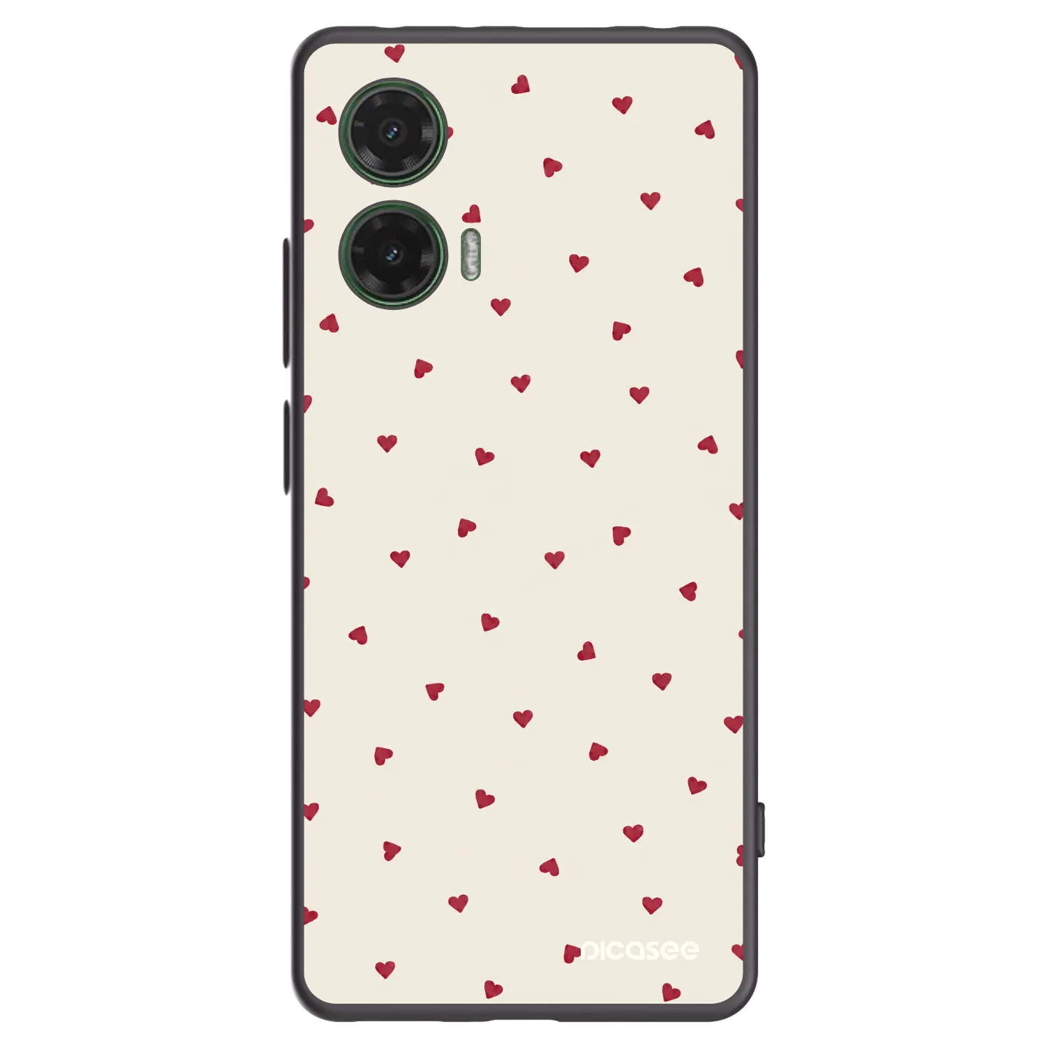 Picasee silikónový čierny obal pre Motorola Moto G35 5G - Little Love