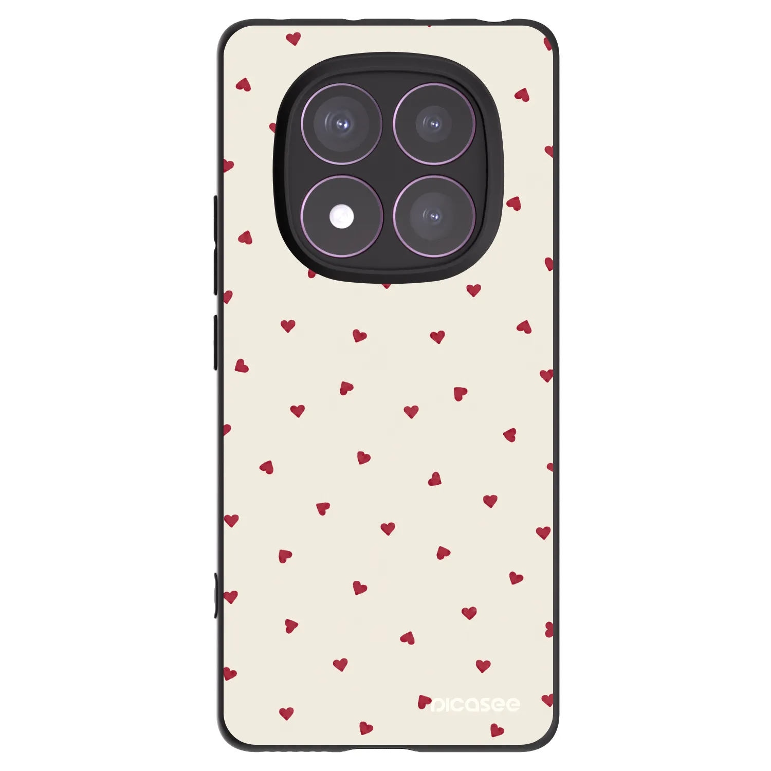 Picasee silikónový čierny obal pre Xiaomi Redmi Note 14 Pro 4G - Little Love