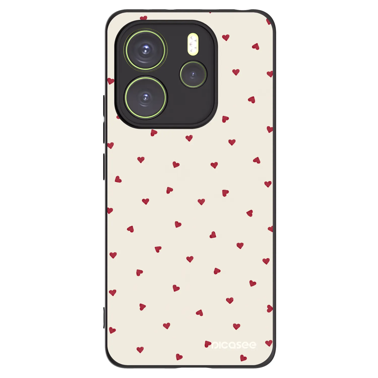 Picasee silikónový čierny obal pre Xiaomi Redmi Note 14 4G - Little Love