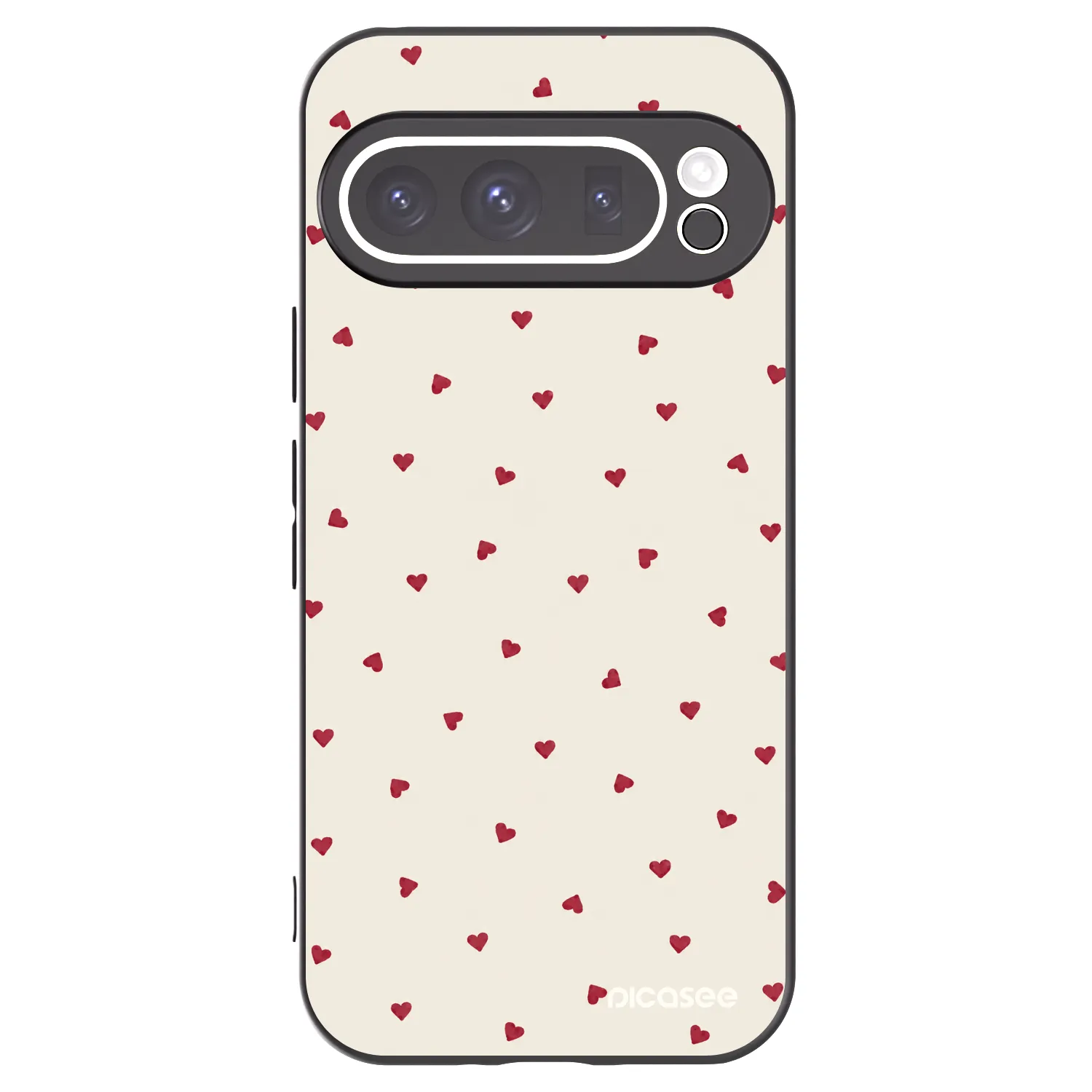 Picasee silikónový čierny obal pre Google Pixel 9 Pro - Little Love