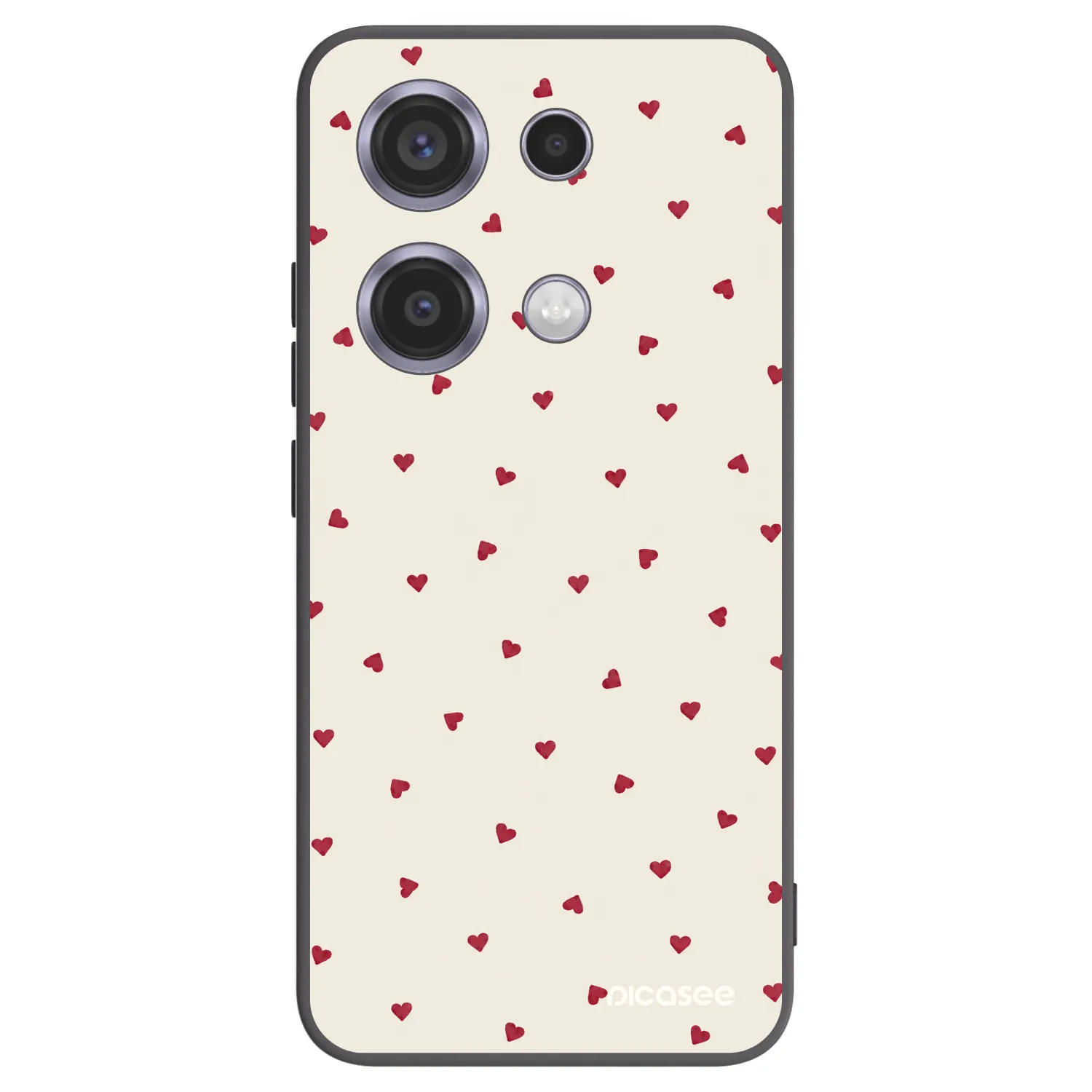 Picasee silikónový čierny obal pre Xiaomi Redmi Note 14S - Little Love