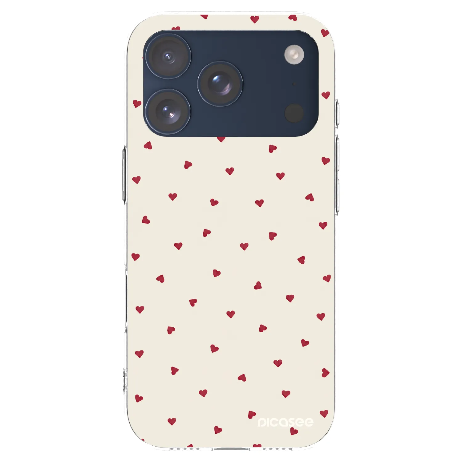 Picasee silikónový prehľadný obal pre Apple iPhone 17 Pro - Little Love