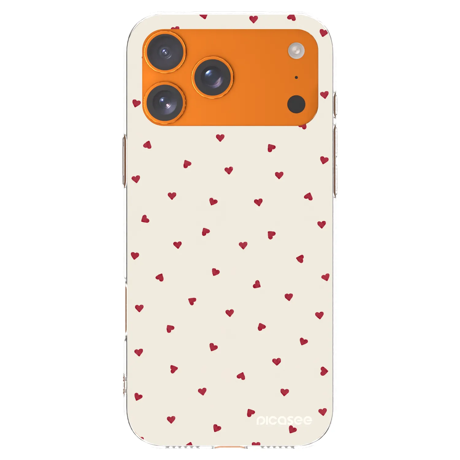 Picasee silikónový prehľadný obal pre Apple iPhone 17 Pro Max - Little Love