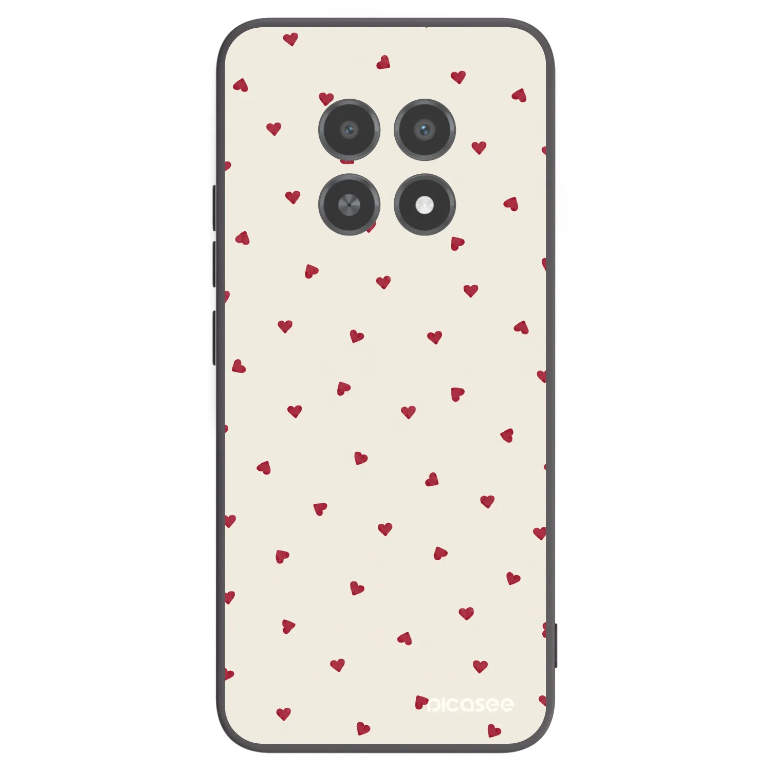 Picasee silikónový čierny obal pre Realme 12X - Little Love