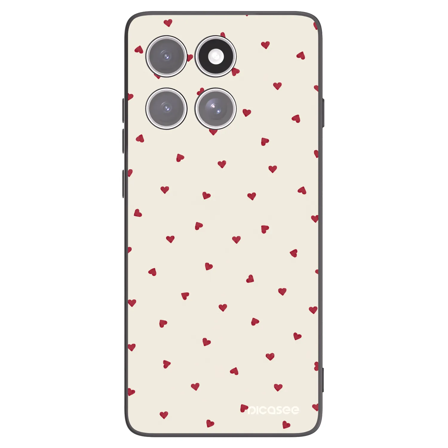 Picasee silikónový čierny obal pre Motorola Edge 60 Pro - Little Love