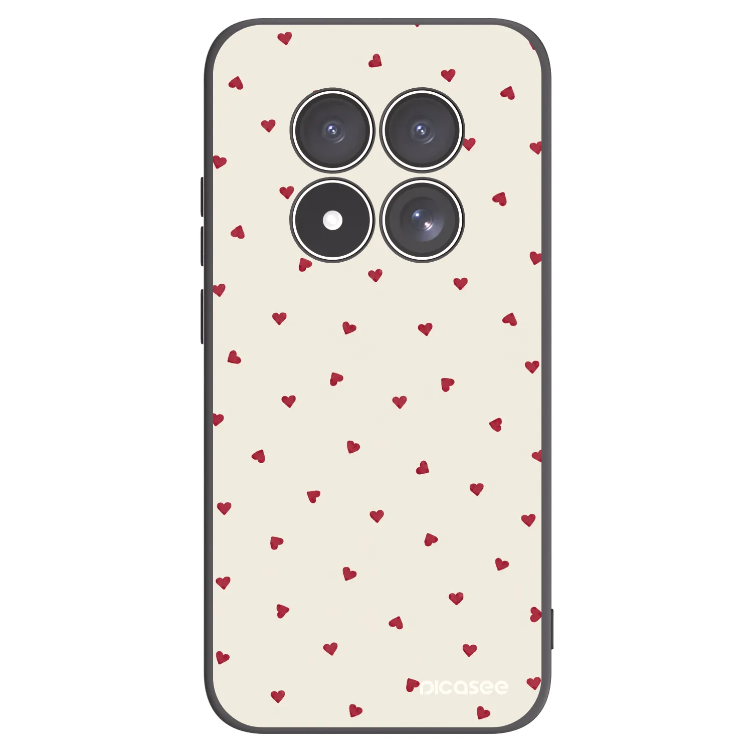 Picasee silikónový čierny obal pre Xiaomi Redmi Note 15 Pro 4G - Little Love