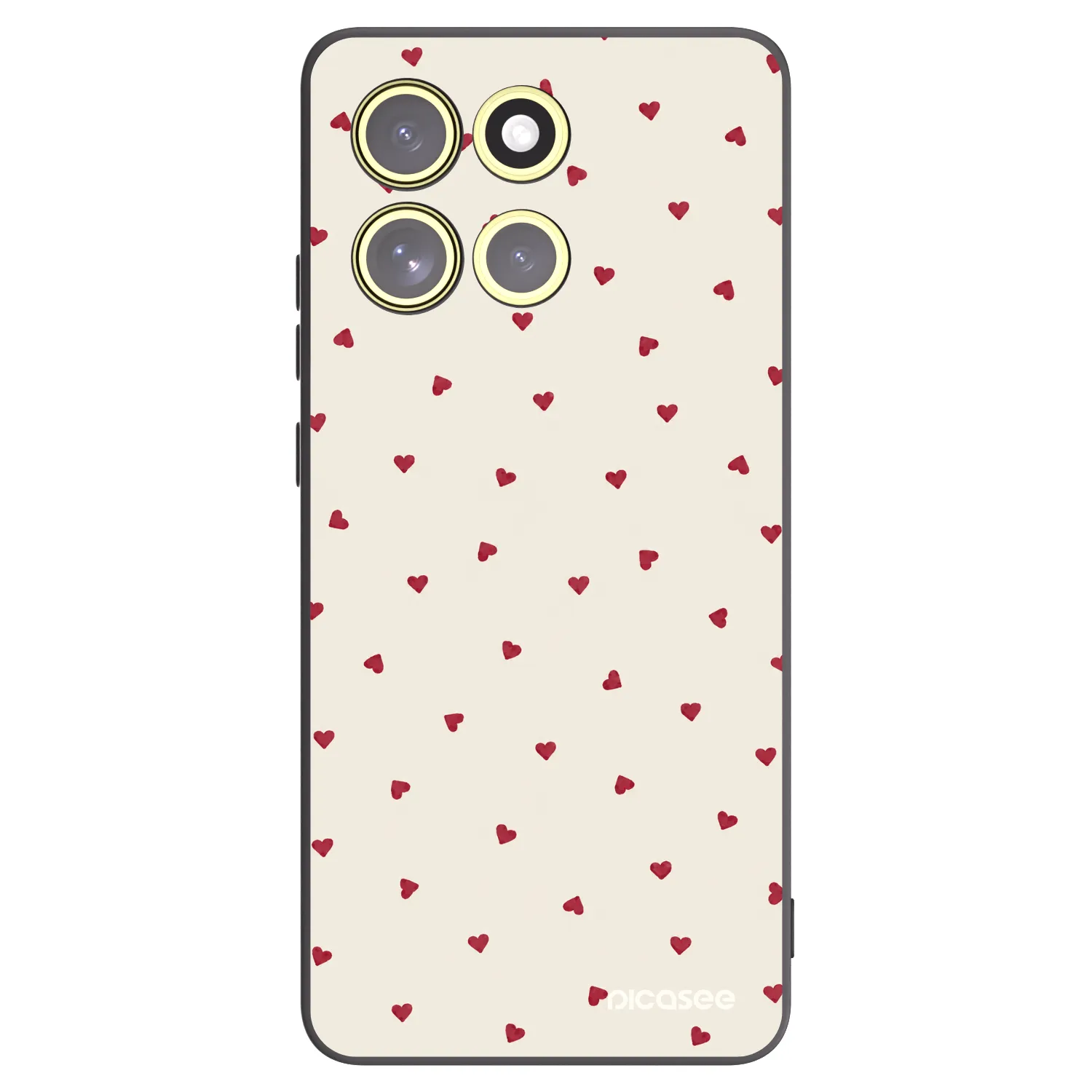 Picasee silikónový čierny obal pre Motorola Moto G86 Power 5G - Little Love