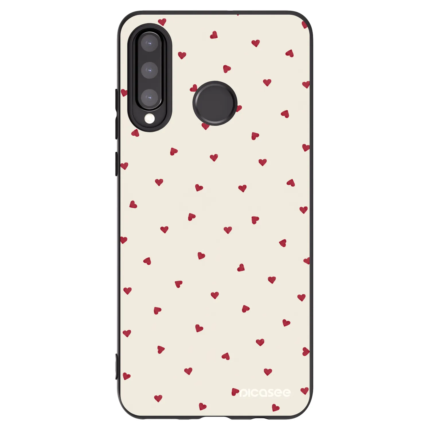 Picasee silikónový čierny obal pre Huawei P30 Lite - Little Love