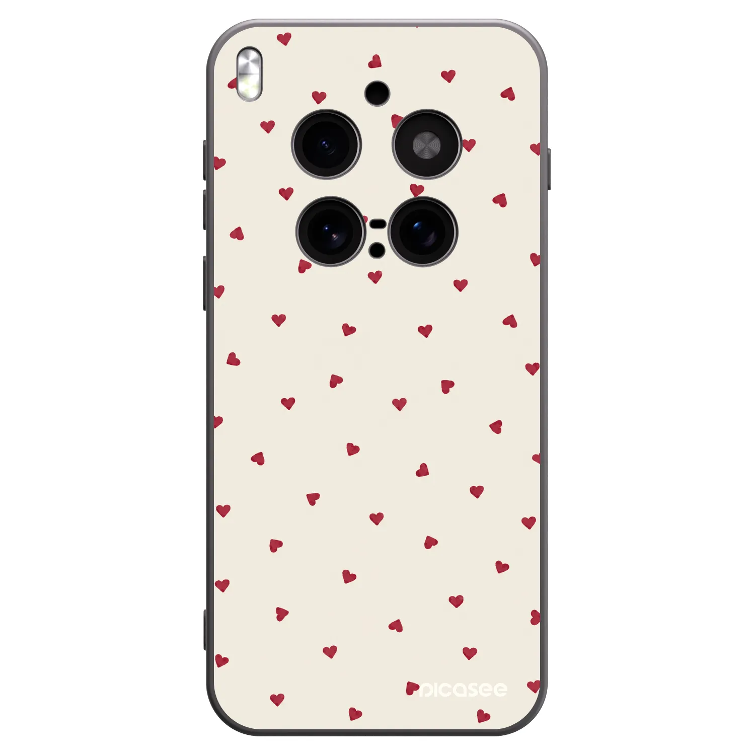 Picasee silikónový čierny obal pre Vivo X300 Pro - Little Love