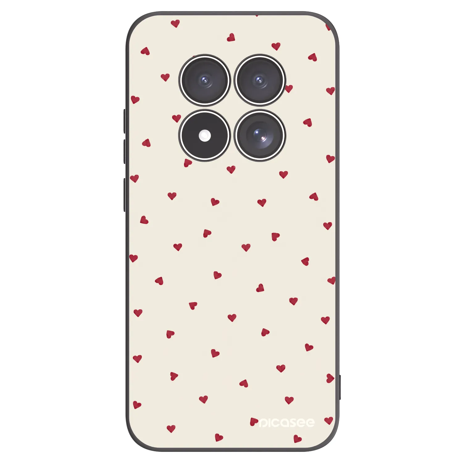 Picasee silikónový čierny obal pre Xiaomi Redmi Note 15 Pro 5G - Little Love