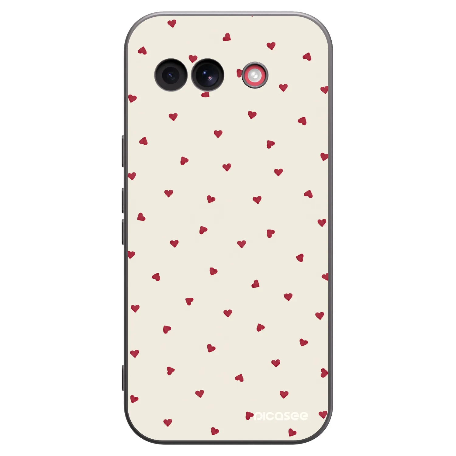 Picasee silikónový čierny obal pre Google Pixel 10a - Little Love