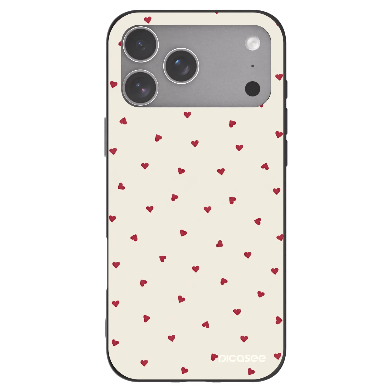 Picasee silikónový čierny obal pre Apple iPhone 18 Pro Max - Little Love