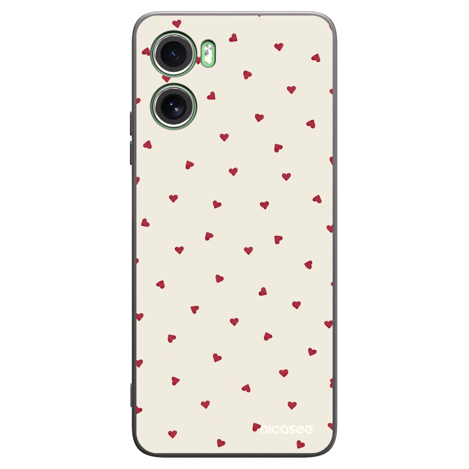 Picasee silikónový čierny obal pre Motorola Moto G06 - Little Love