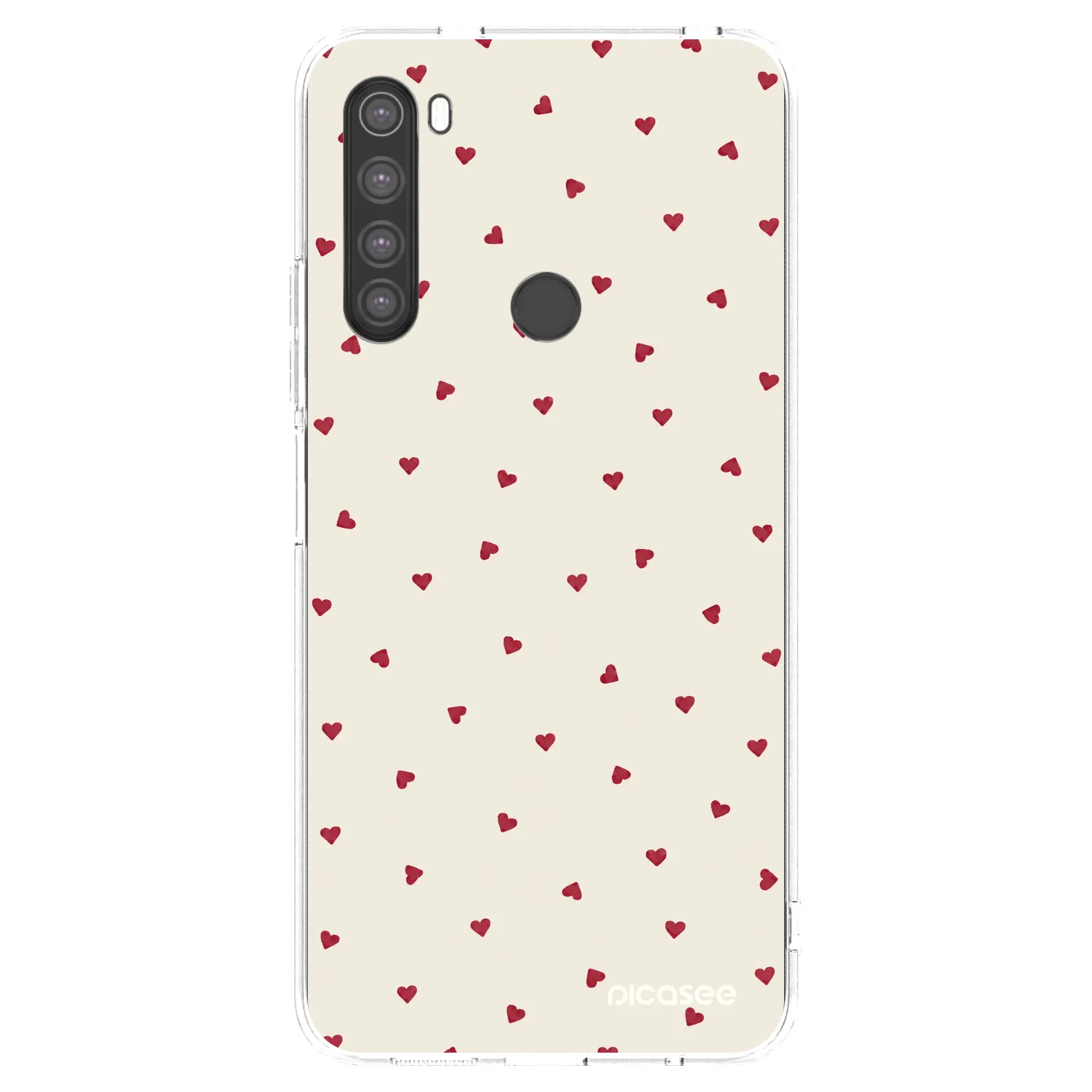 Picasee silikónový prehľadný obal pre Xiaomi Redmi Note 8 - Little Love