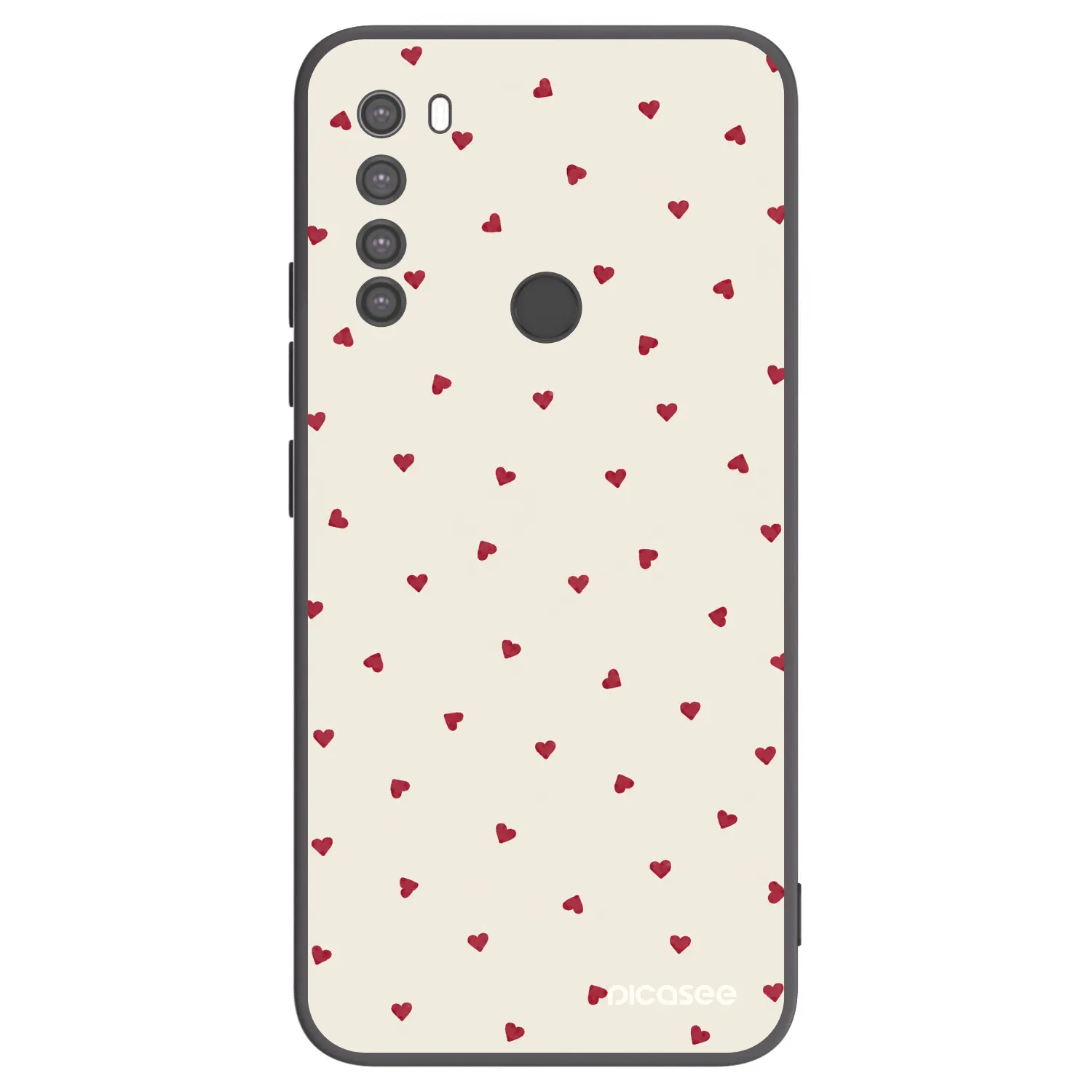 Picasee silikónový čierny obal pre Xiaomi Redmi Note 8 - Little Love