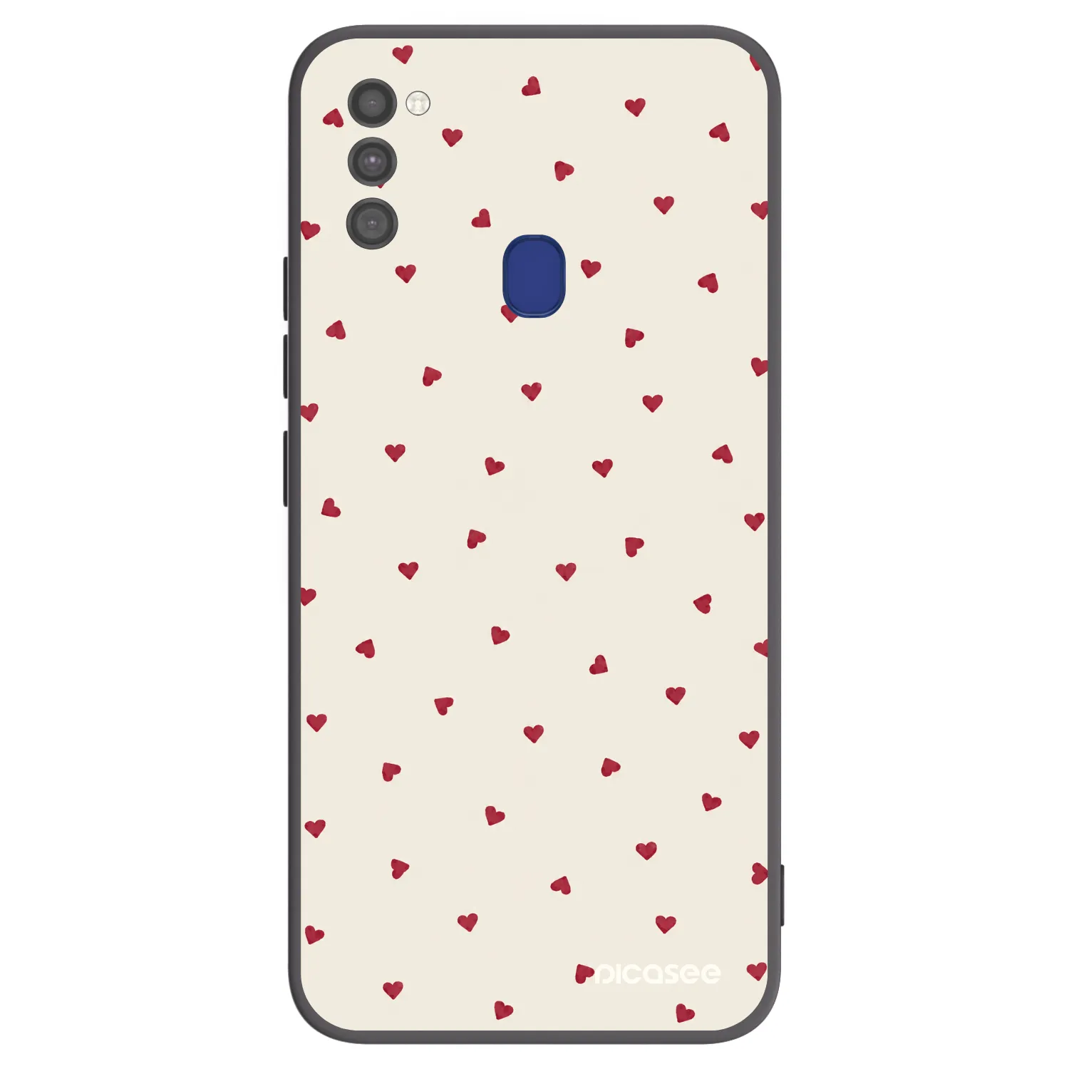 Picasee silikónový čierny obal pre Samsung Galaxy M21 M215F - Little Love