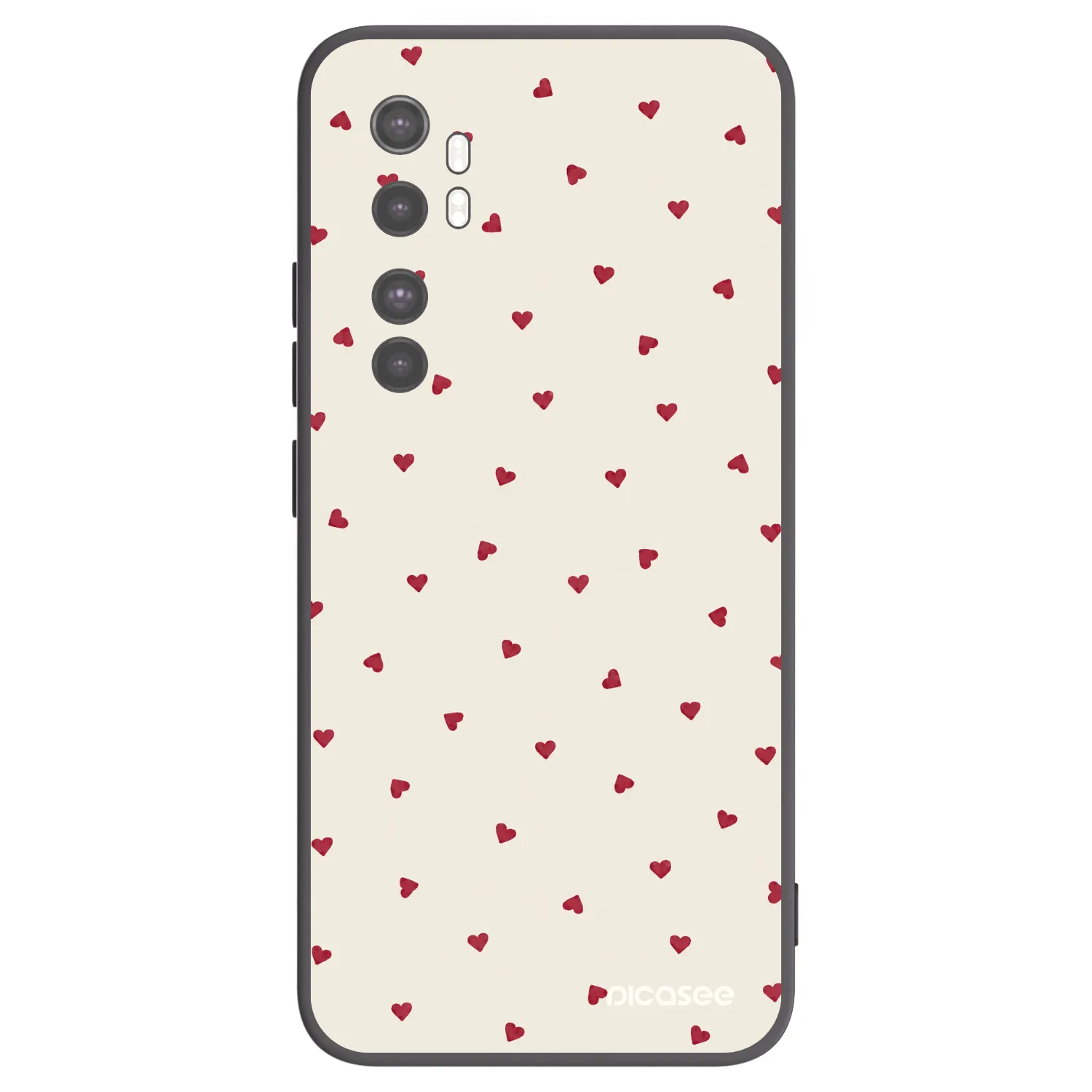Picasee silikónový čierny obal pre Xiaomi Mi Note 10 Lite - Little Love