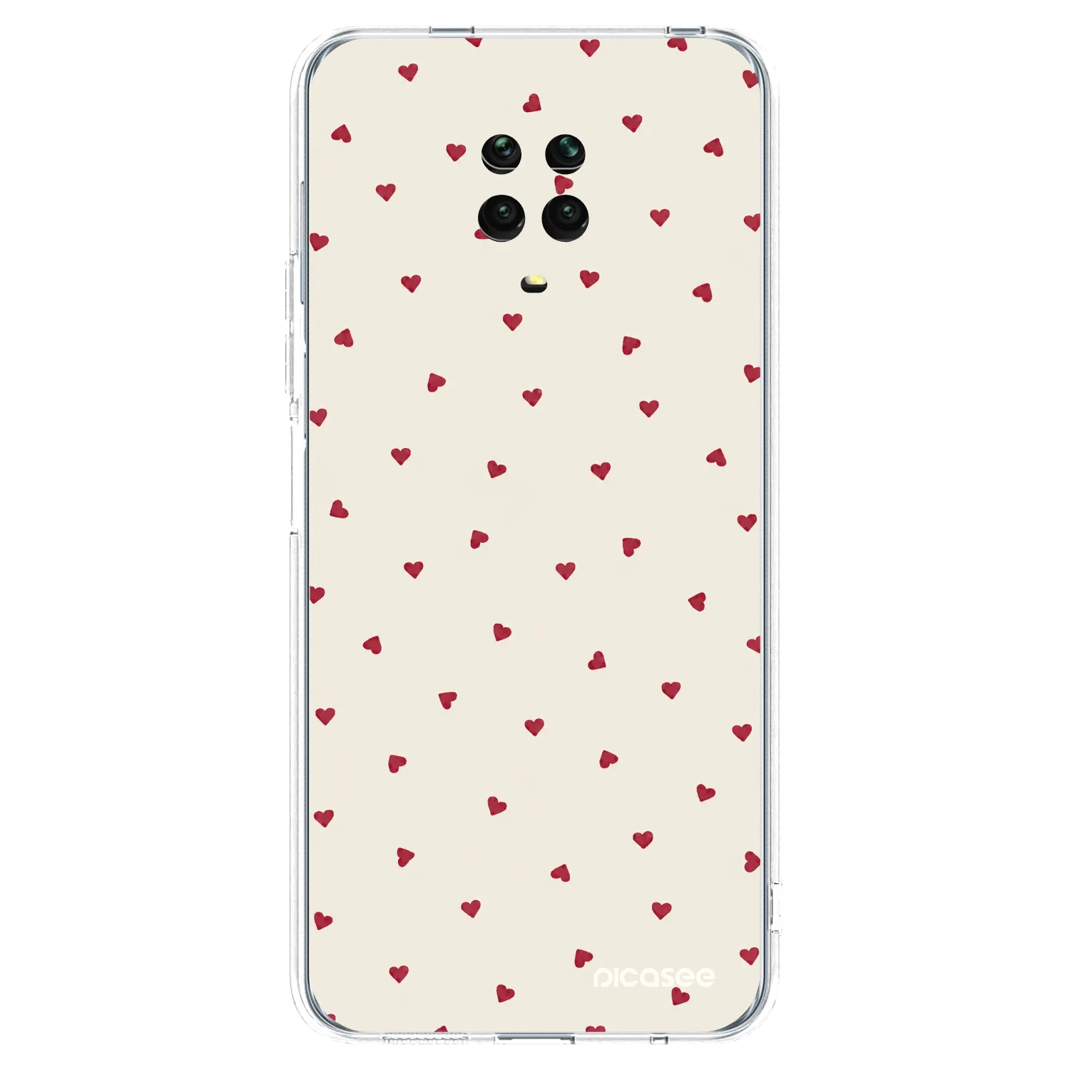 Picasee silikónový prehľadný obal pre Xiaomi Redmi Note 9S - Little Love