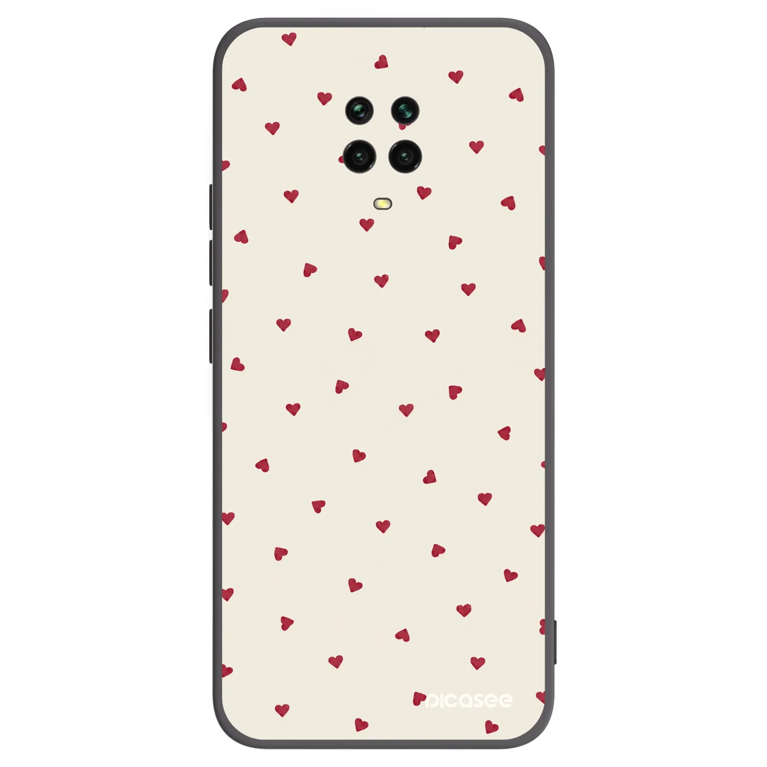 Picasee silikónový čierny obal pre Xiaomi Redmi Note 9S - Little Love