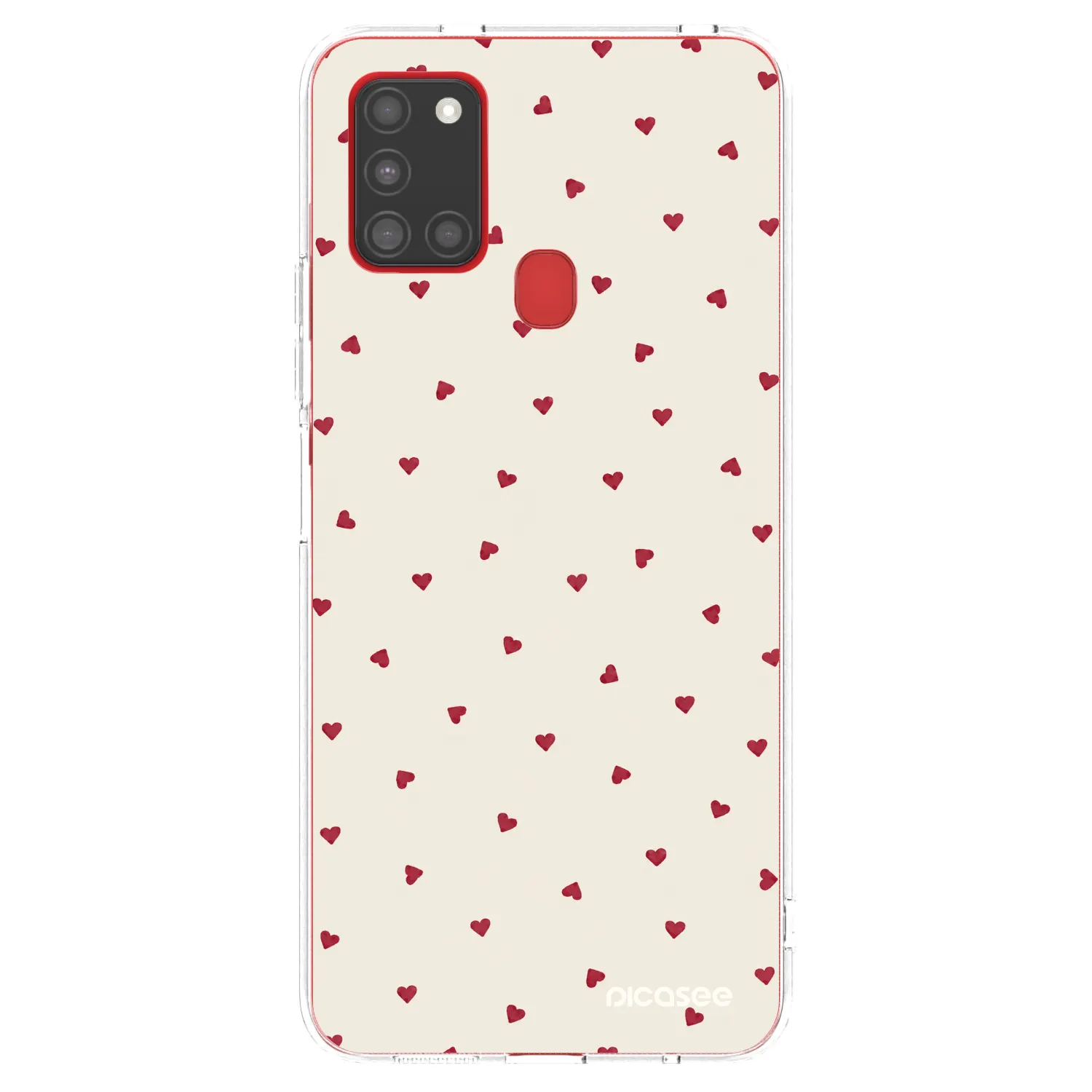 Picasee silikónový prehľadný obal pre Samsung Galaxy A21s - Little Love