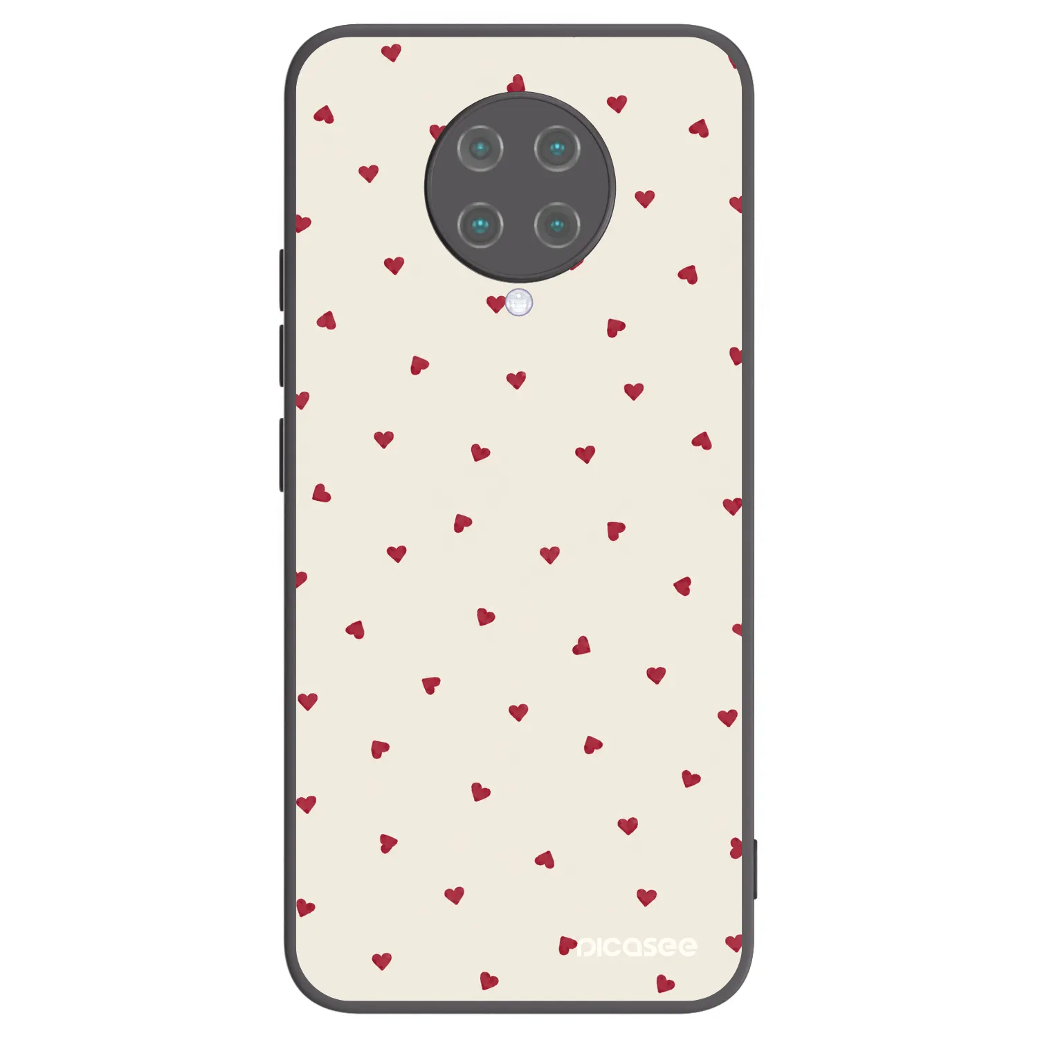 Picasee silikónový čierny obal pre Xiaomi Poco F2 Pro - Little Love