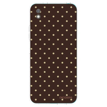 Picasee silikónový čierny obal pre Xiaomi Redmi 9A - Vanilla Dots & Chocolate