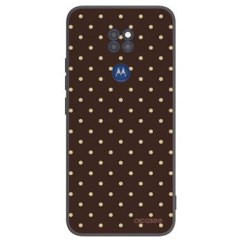 Obal pre Motorola Moto G9 Play - Vanilla Dots & Chocolate