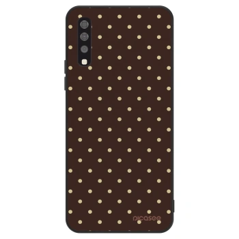 Obal pre Samsung Galaxy A70 A705F - Vanilla Dots & Chocolate