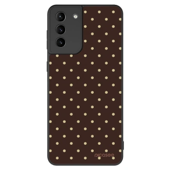 Obal pre Samsung Galaxy S21+ 5G G996F - Vanilla Dots & Chocolate