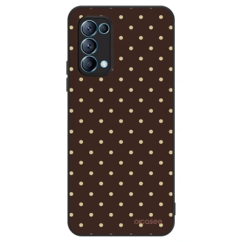 Obal pre OPPO Reno 5 5G - Vanilla Dots & Chocolate
